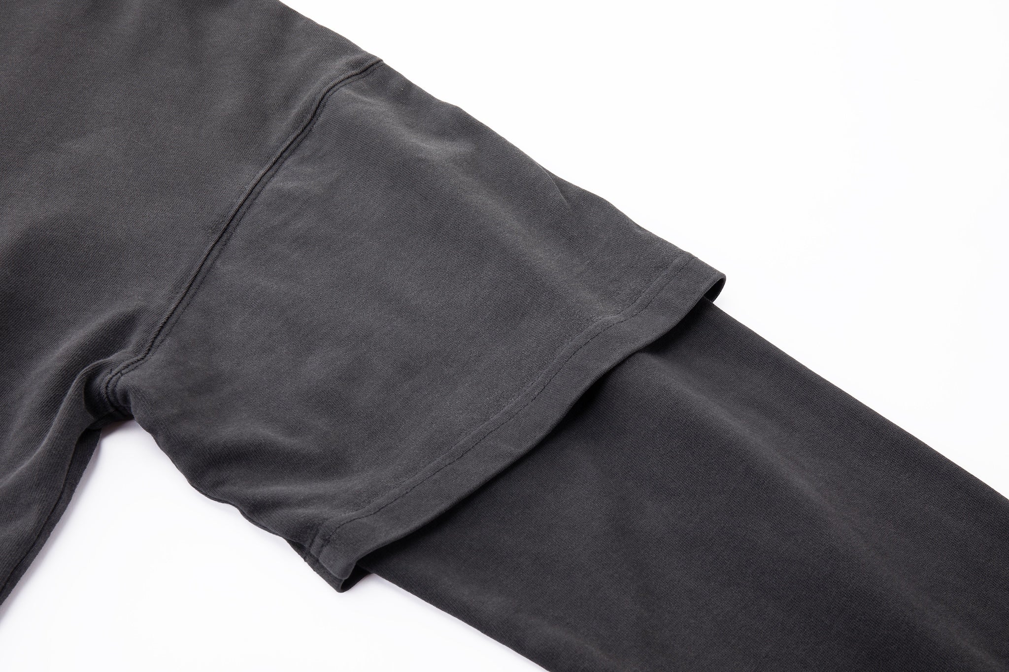 Asymmetric Sleeve Crewneck – Graphite - Image 13