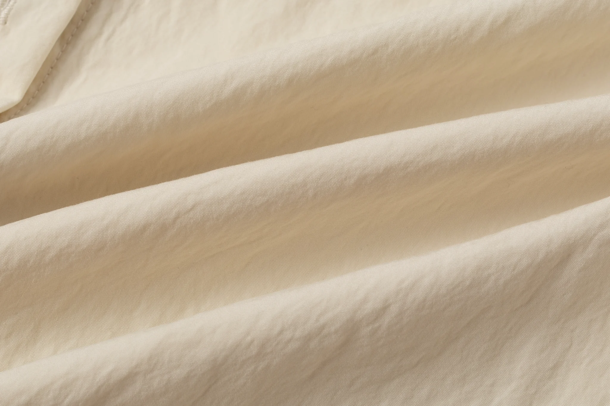 Asymmetrical Split Button Up - Creme - Image 10
