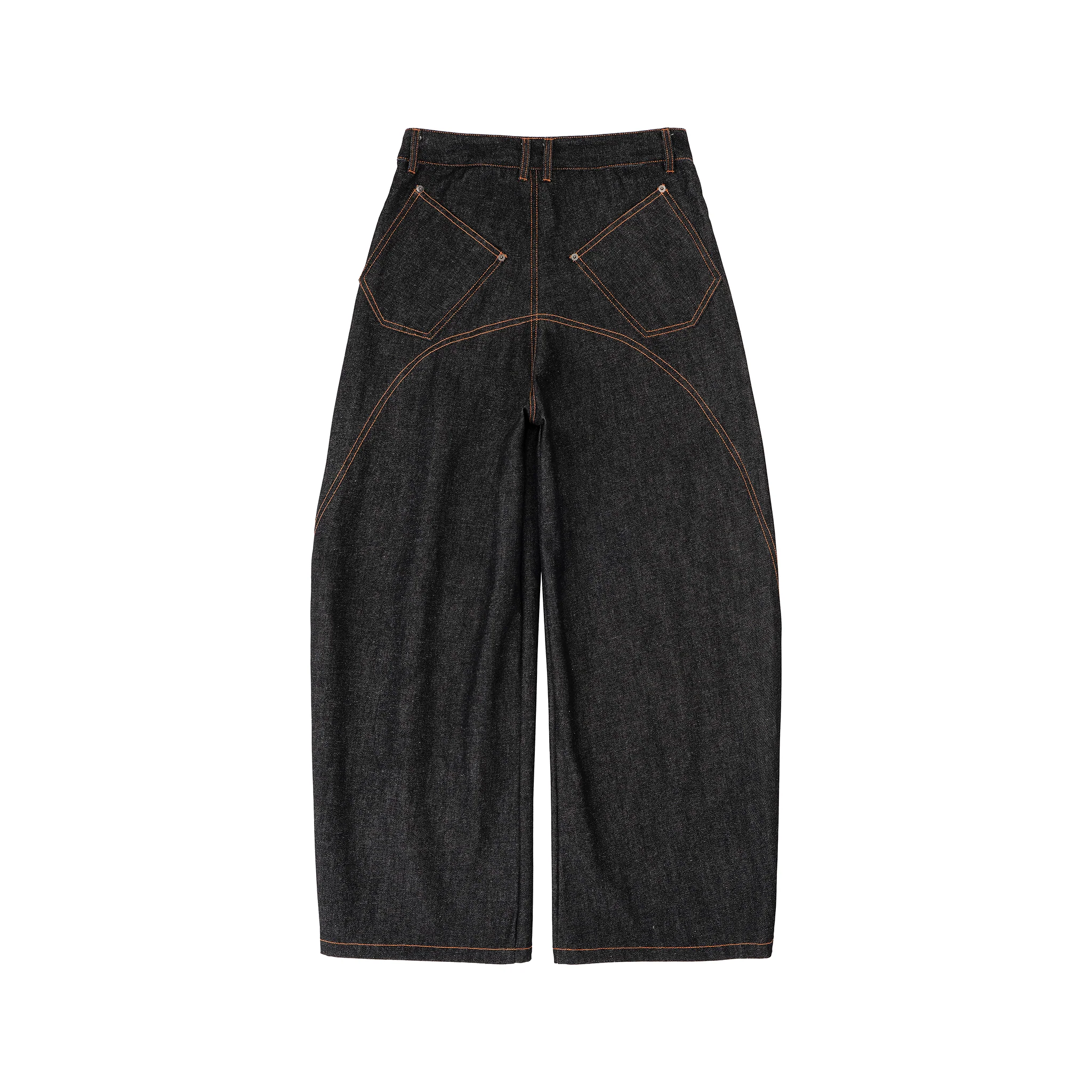Barrel Wide Leg Jeans - Raw Indigo - Image 2