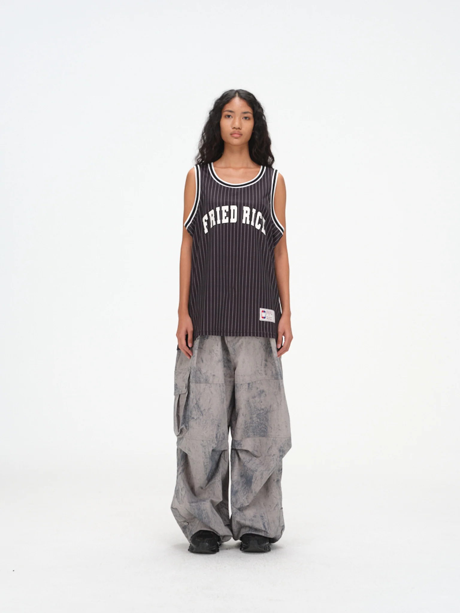 FRIED RICE Basketball Jersey - Pinstripe - Image 4