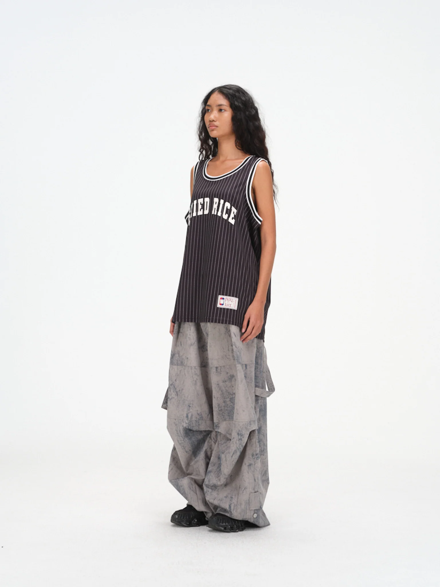 FRIED RICE Basketball Jersey - Pinstripe - Image 9