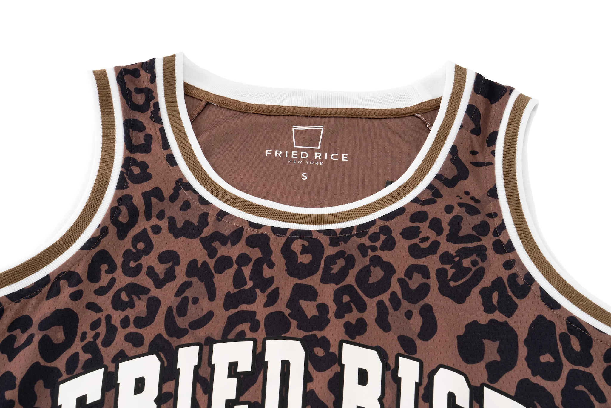 FRIED RICE Basketball Jersey - Leopard Print - Image 10