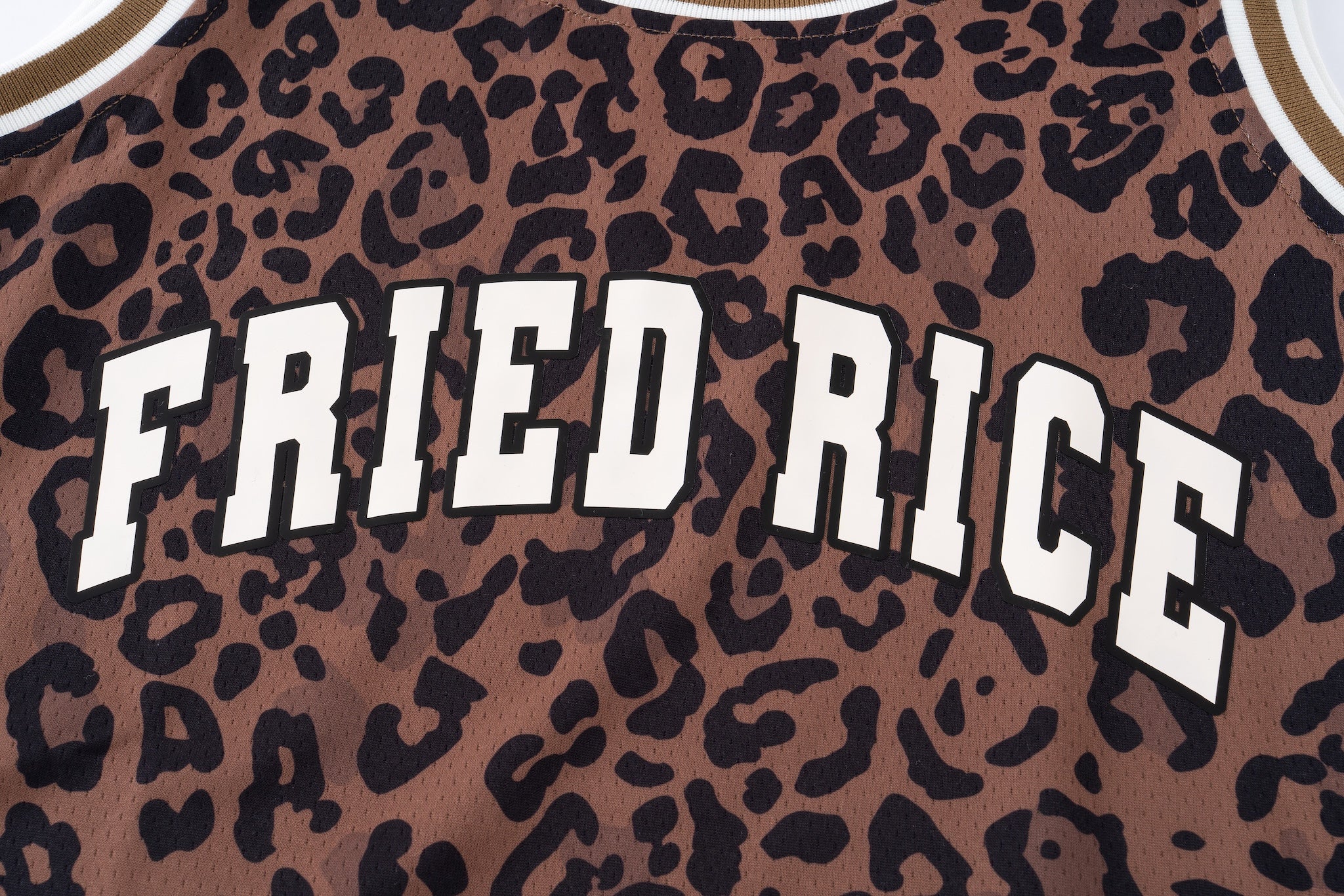 FRIED RICE Basketball Jersey - Leopard Print - Image 11