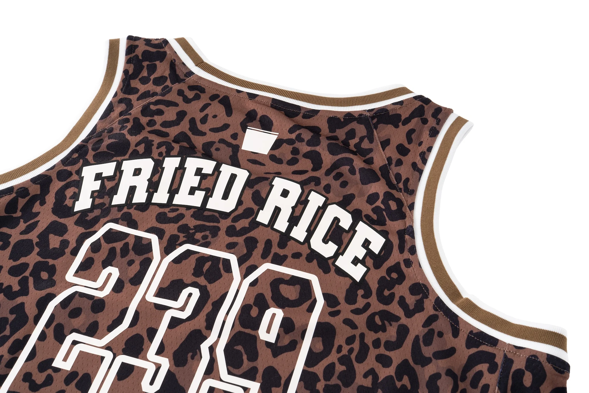 FRIED RICE Basketball Jersey - Leopard Print - Image 13