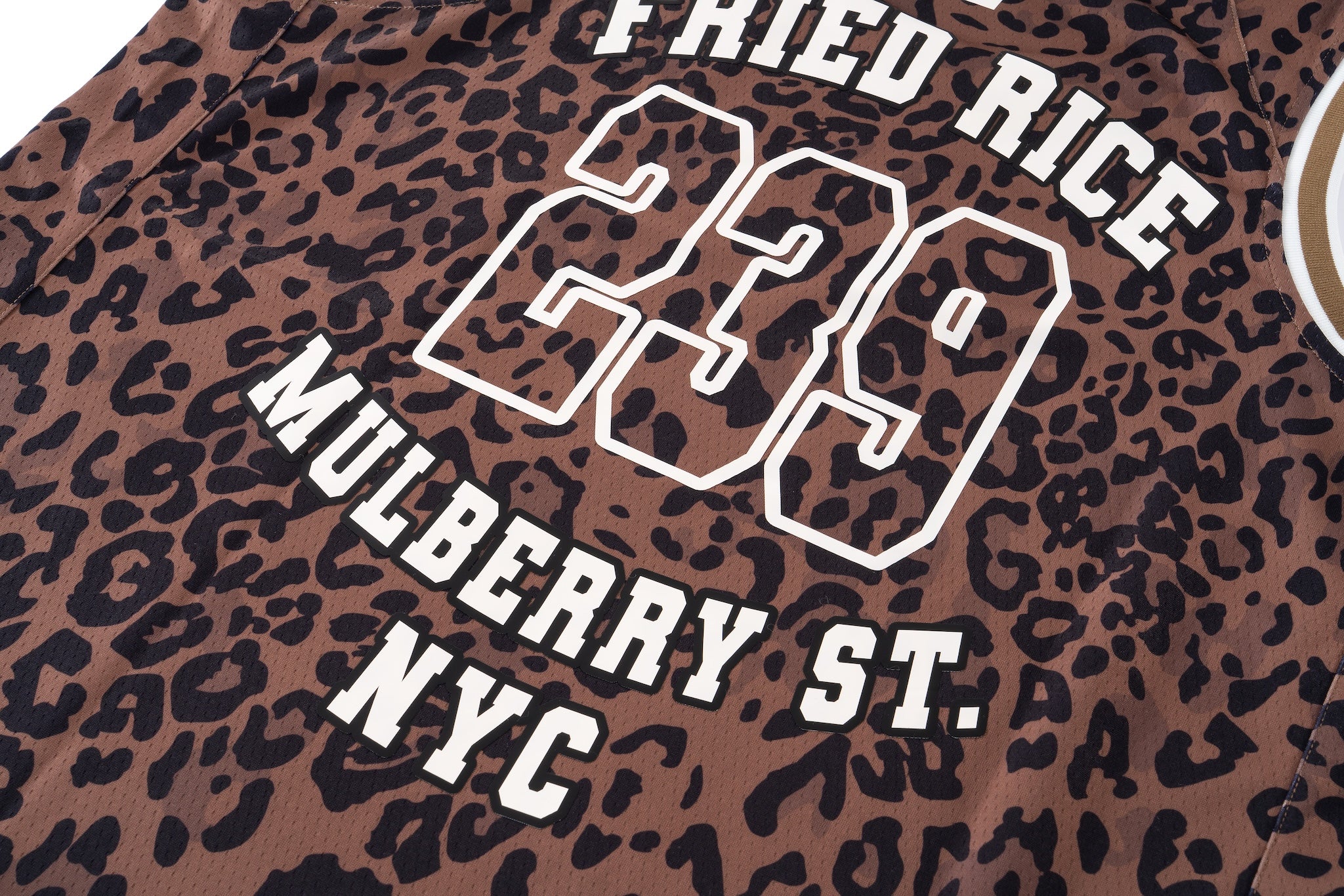 FRIED RICE Basketball Jersey - Leopard Print - Image 14