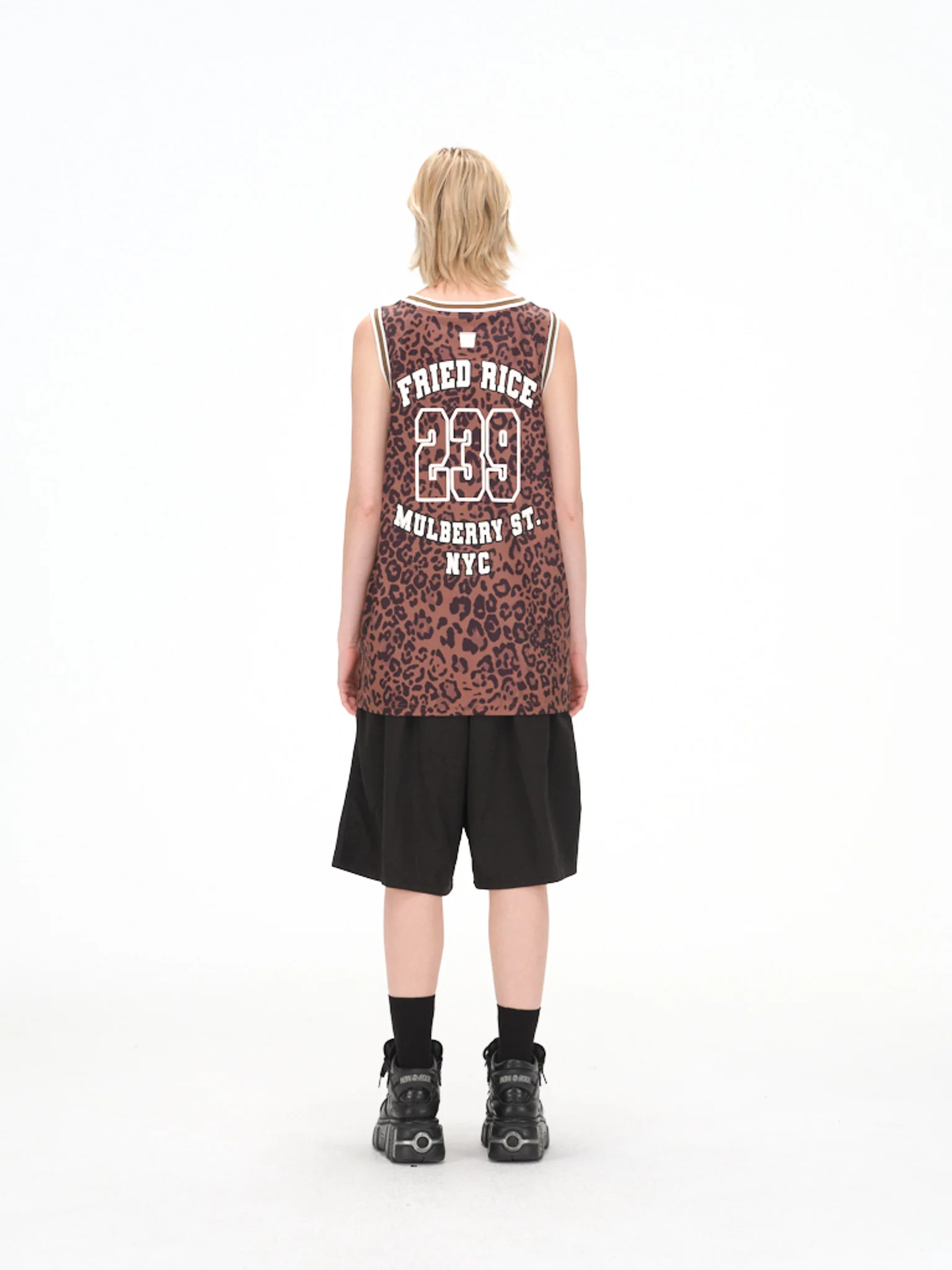 FRIED RICE Basketball Jersey - Leopard Print - Image 8