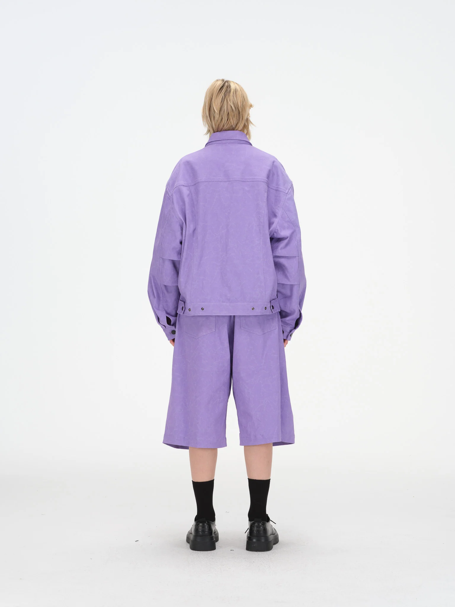 Boxy Jacket - Purple - Image 13