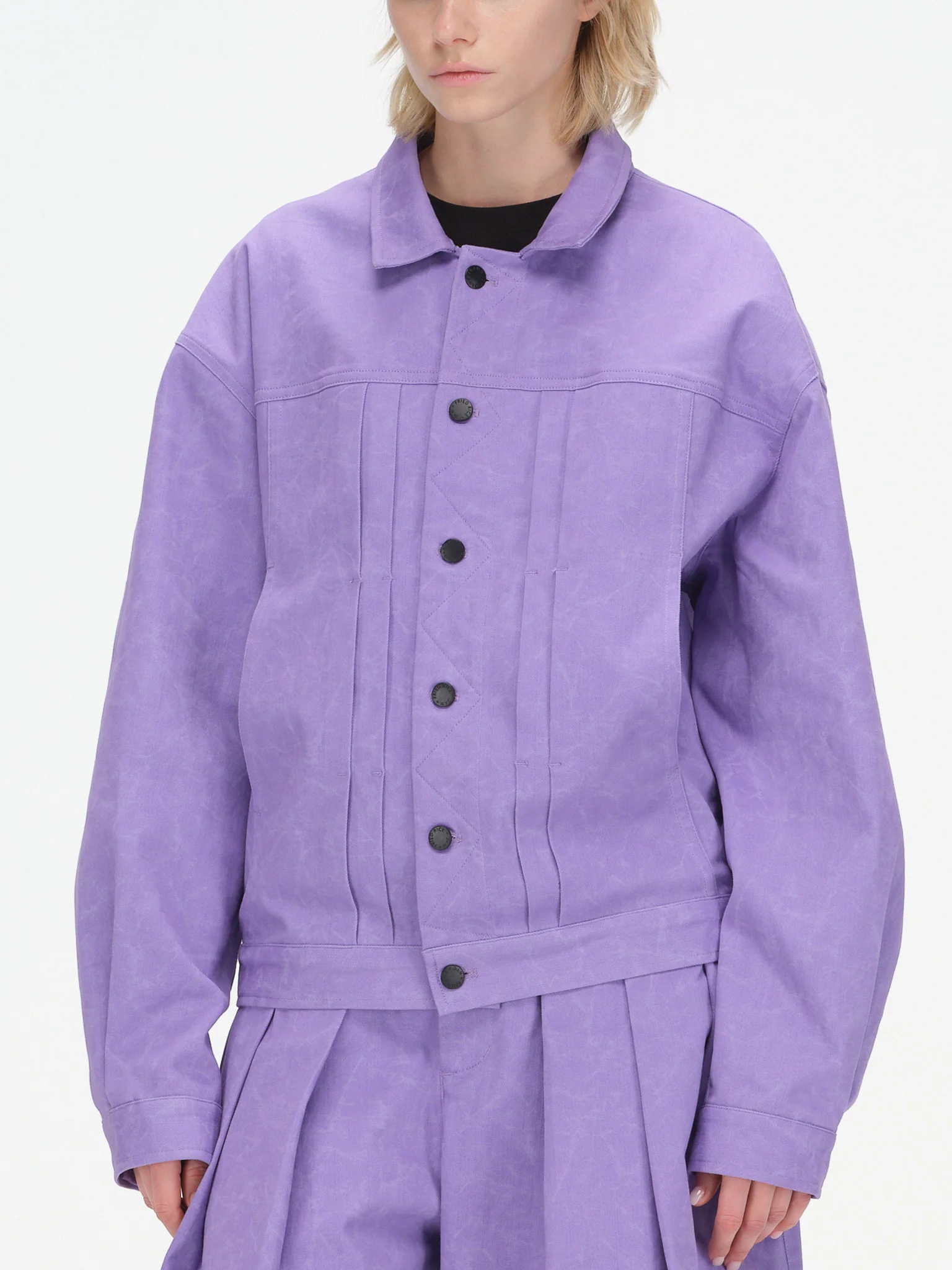 Boxy Jacket - Purple - Image 4