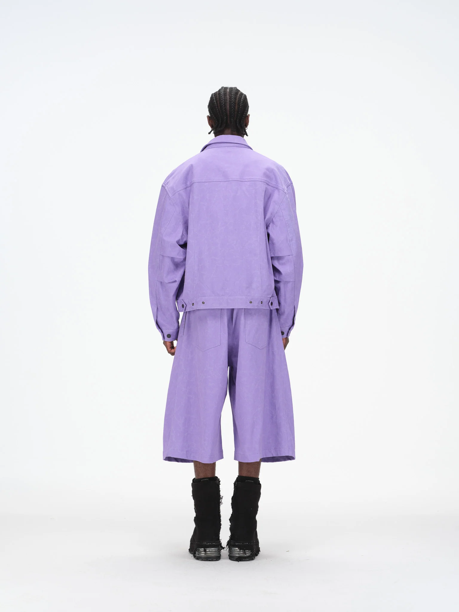 Boxy Jacket - Purple - Image 9