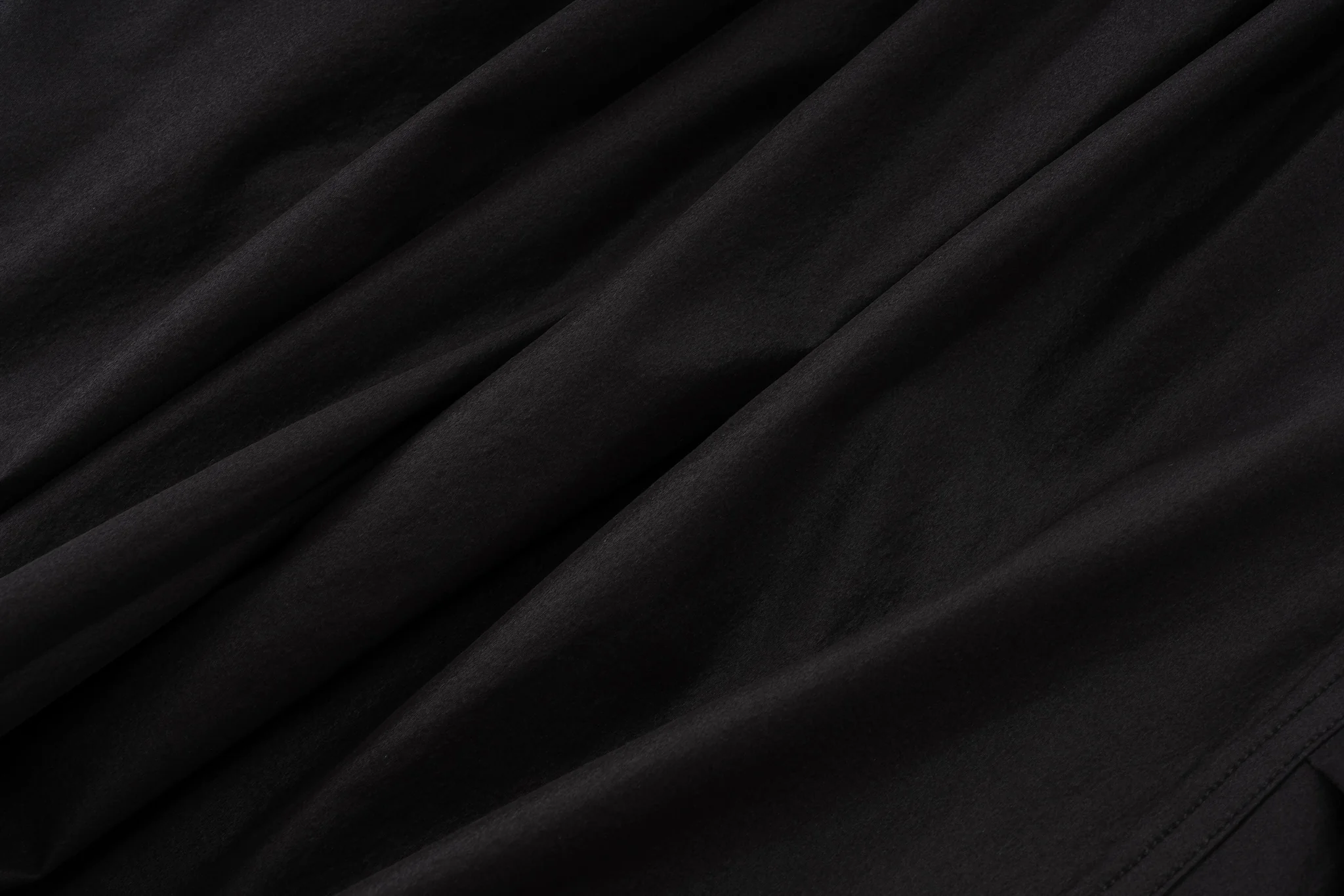 Breezy Draped Utility Pants - Black - Image 2