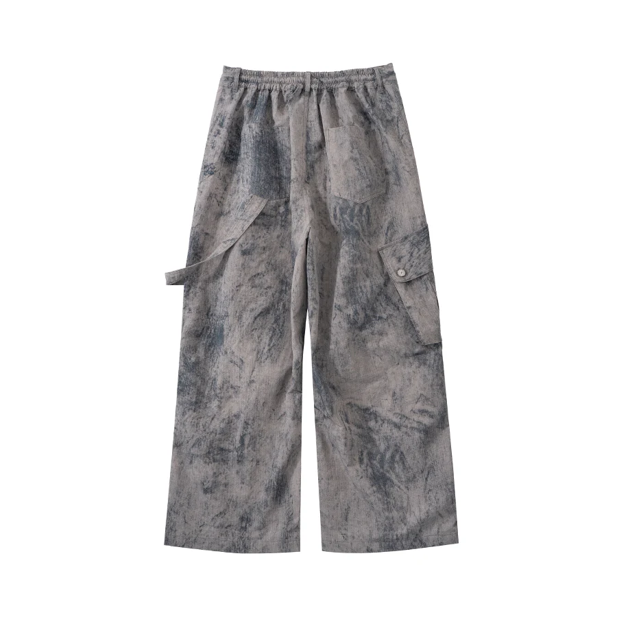 Brush Camo Cargos - Grey, Indigo - Image 12