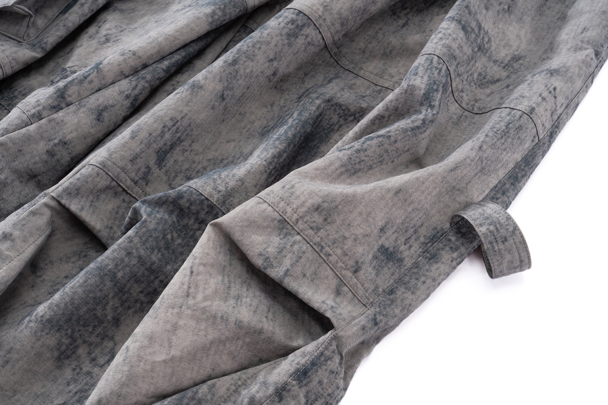 Brush Camo Cargos - Grey, Indigo - Image 17