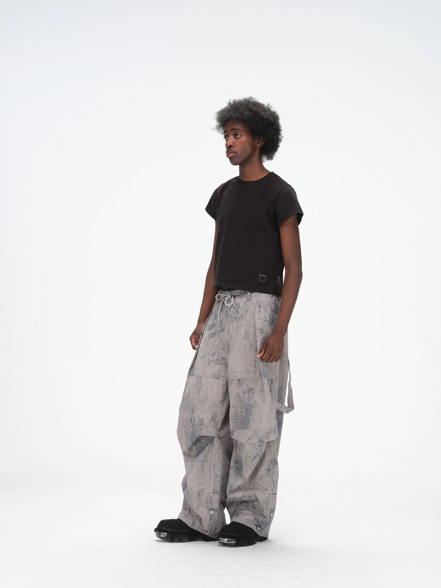 Brush Camo Cargos - Grey, Indigo - Image 6