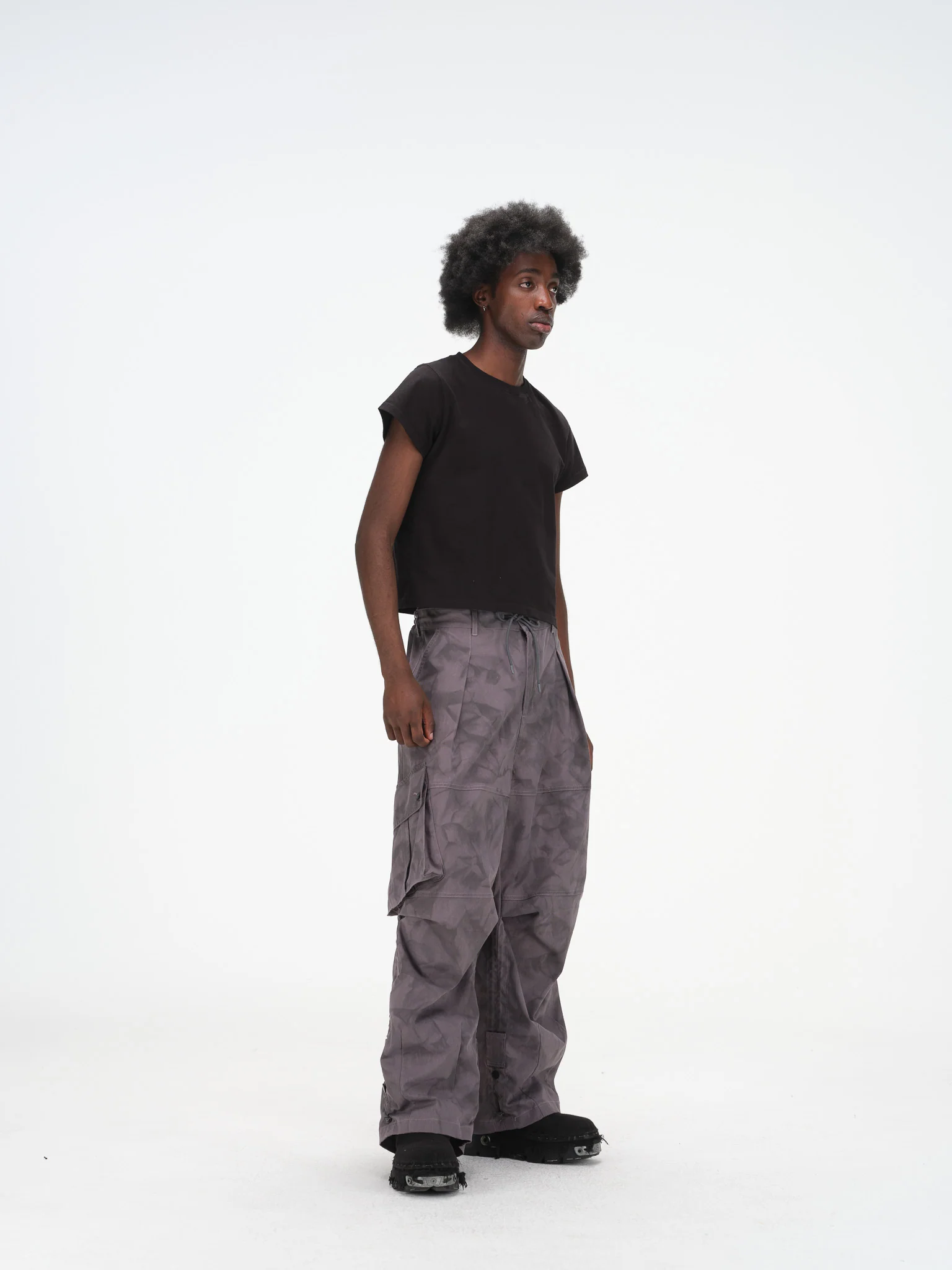 Brush Camo Cargos - Purple Tonal - Image 4