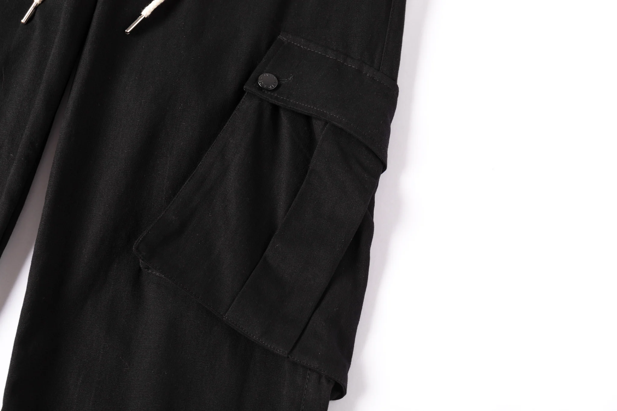 Cargo Pants - Calf Pockets - Black - Image 7