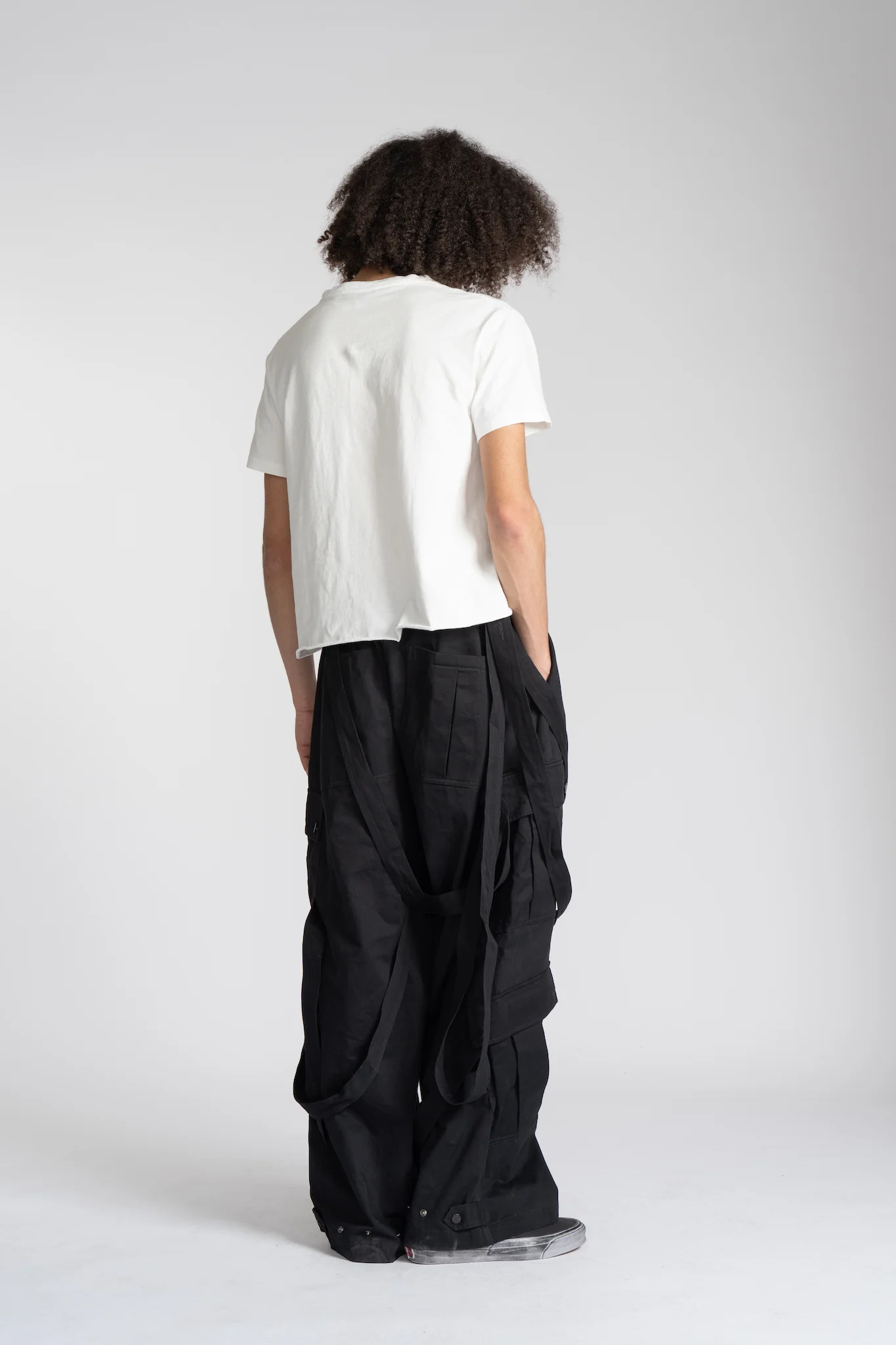Cargo Strap Pants - Black - Image 12