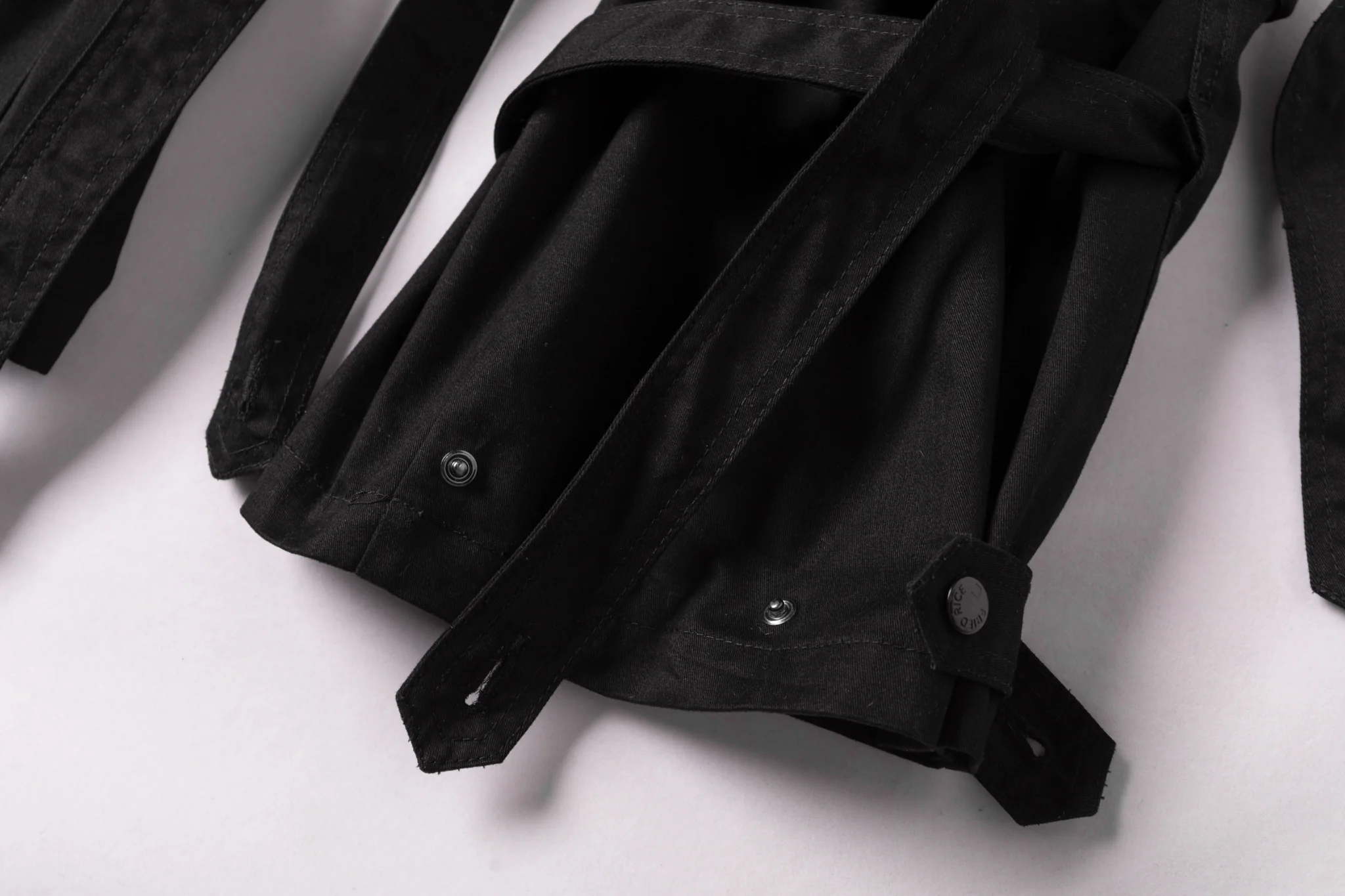 Cargo Strap Pants - Black - Image 14