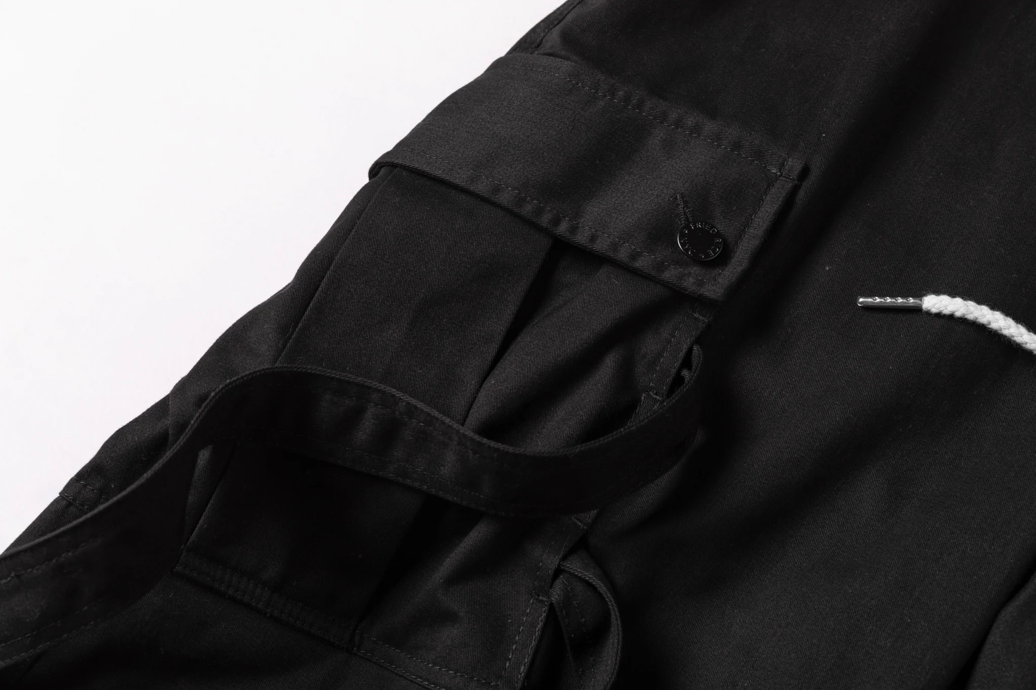 Cargo Strap Pants - Black - Image 17