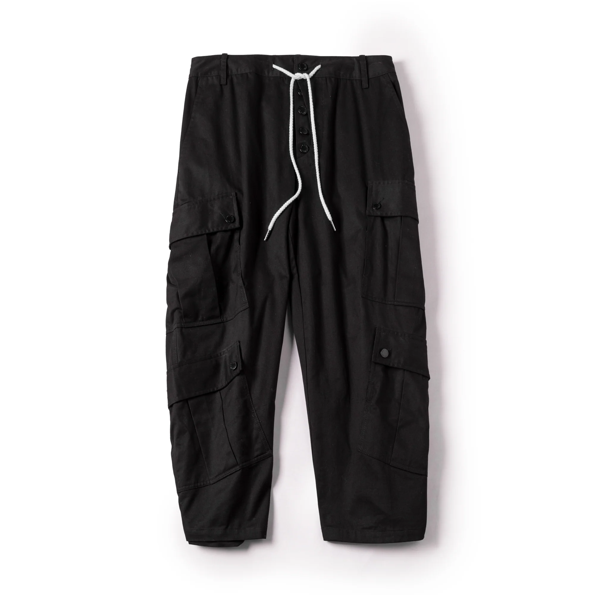Cargo Strap Pants - Black - Image 3