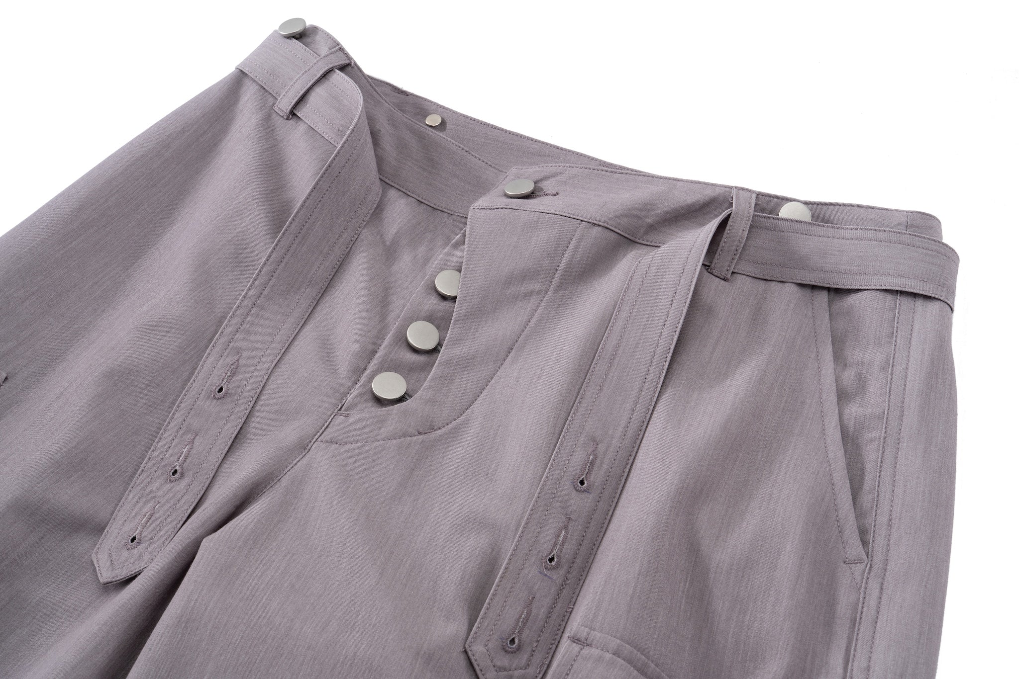 Cargo Strap Pants - Lavender Grey - Image 15