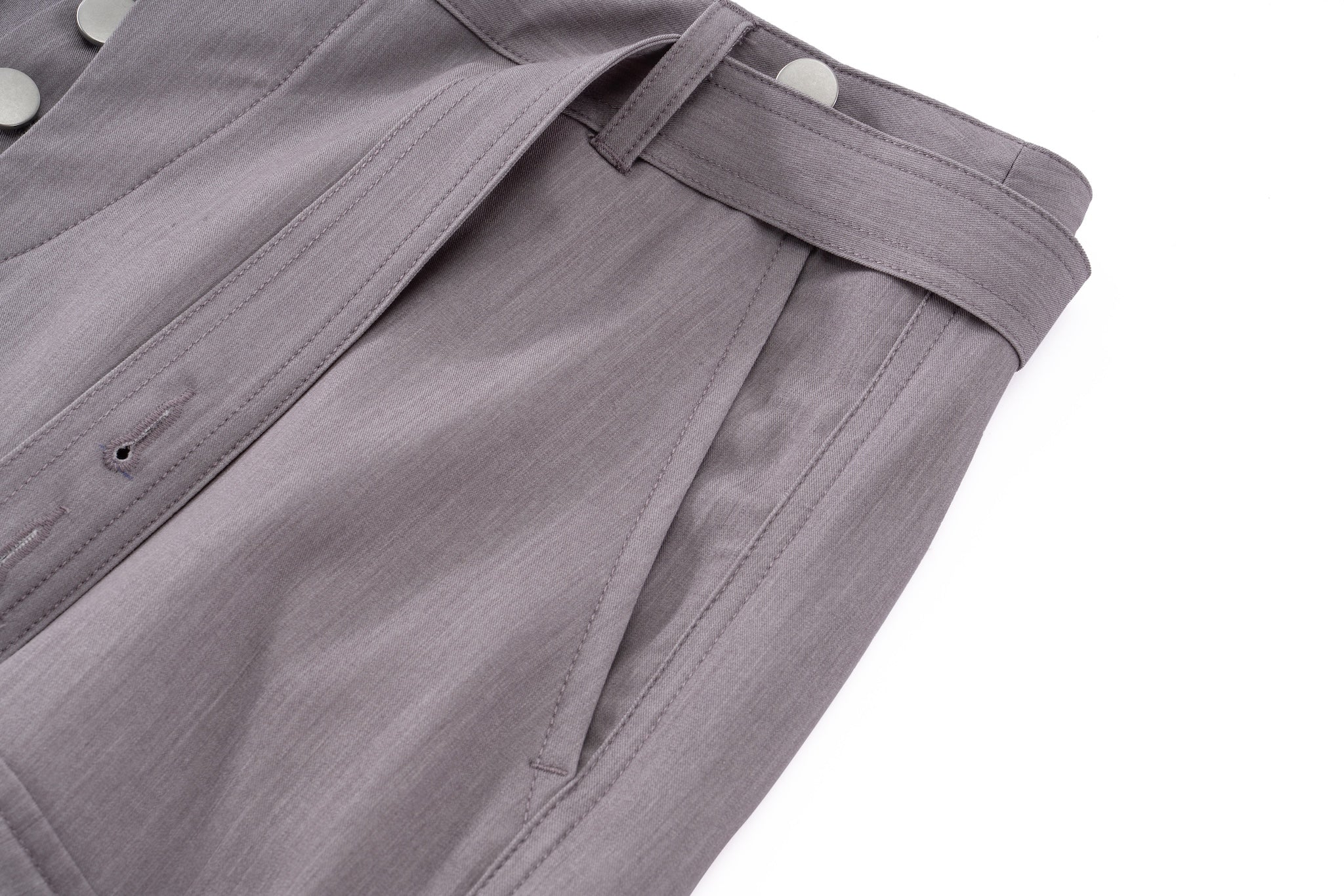 Cargo Strap Pants - Lavender Grey - Image 16