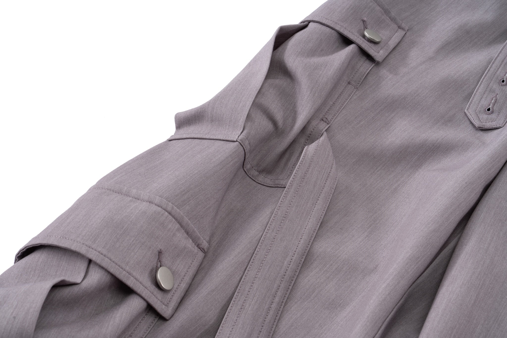 Cargo Strap Pants - Lavender Grey - Image 18