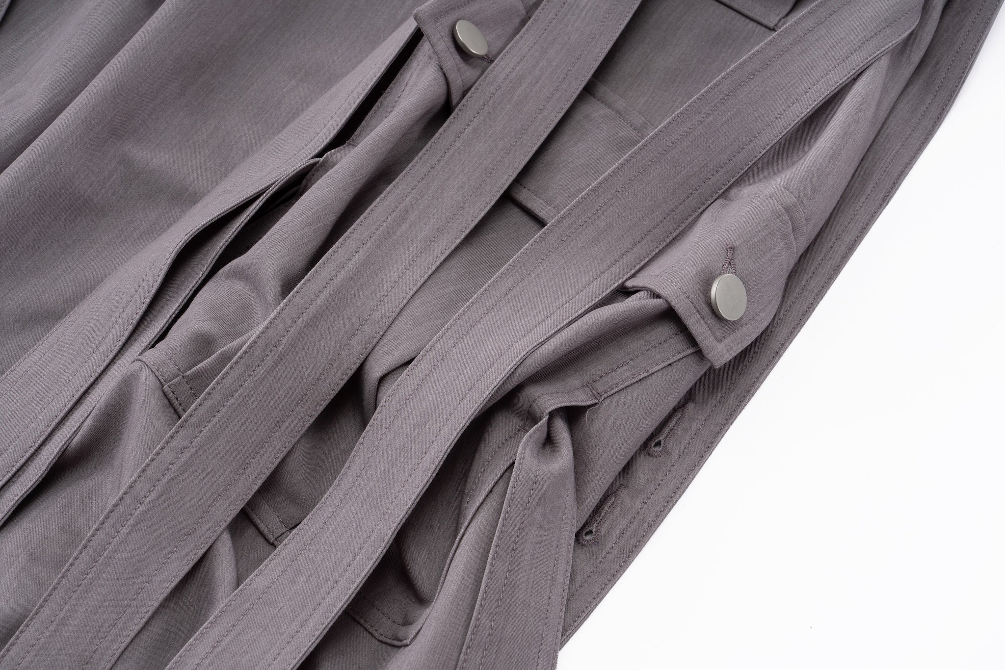 Cargo Strap Pants - Lavender Grey - Image 19