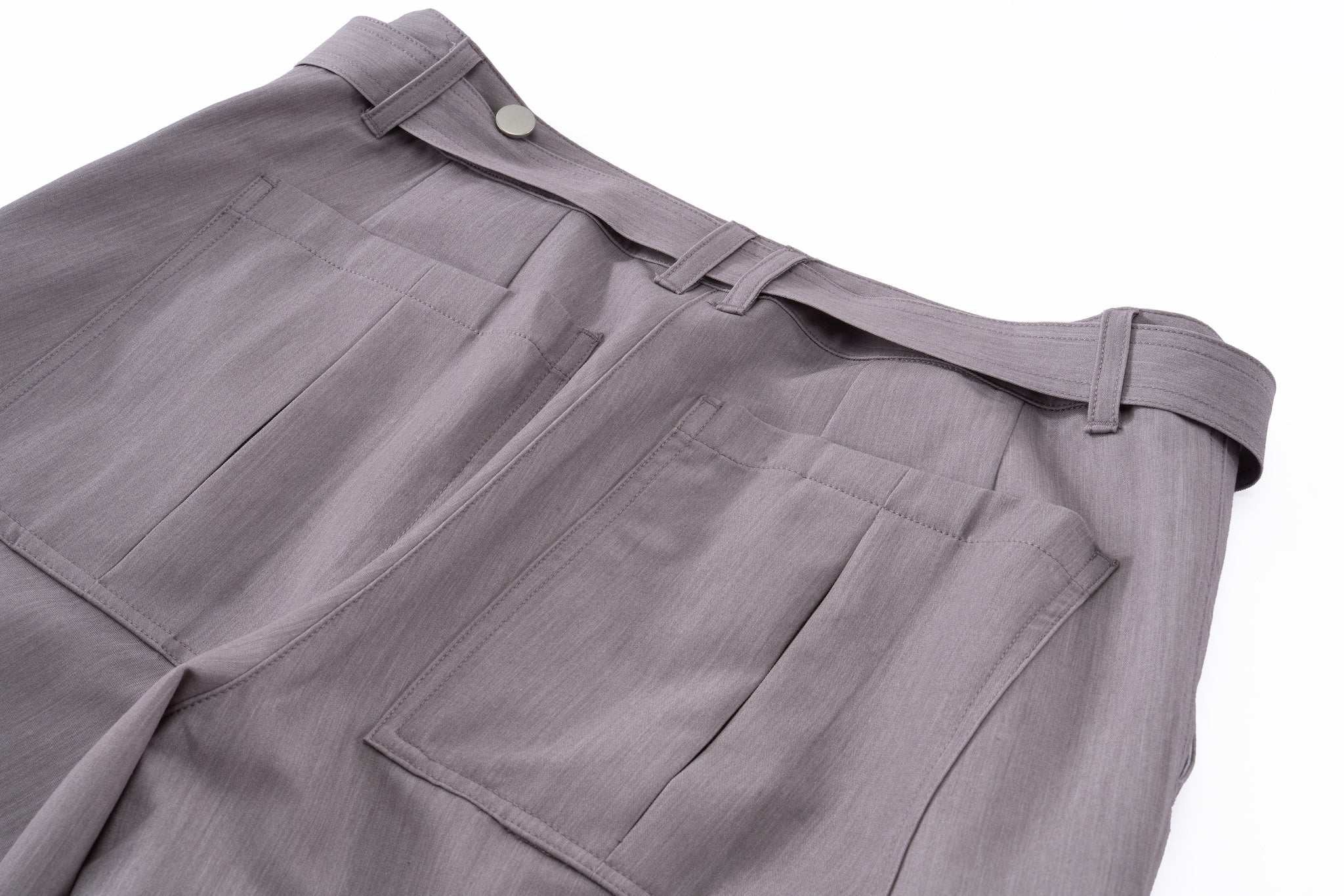 Cargo Strap Pants - Lavender Grey - Image 21