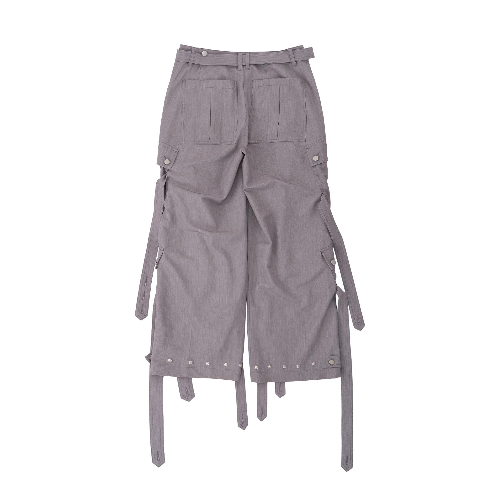 Cargo Strap Pants - Lavender Grey - Image 24