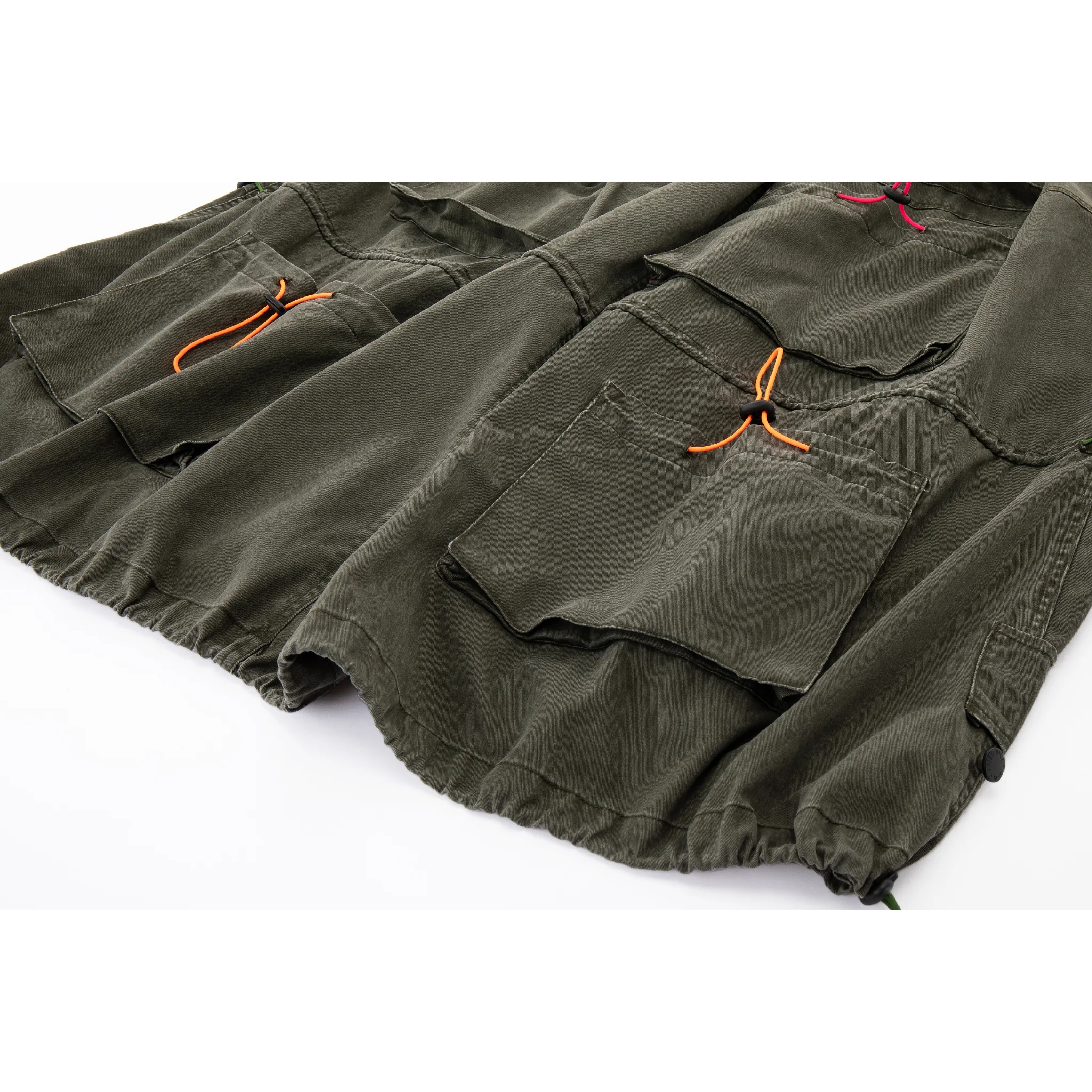 Color Pop Pull-Tie Cargo Skirt - Image 13