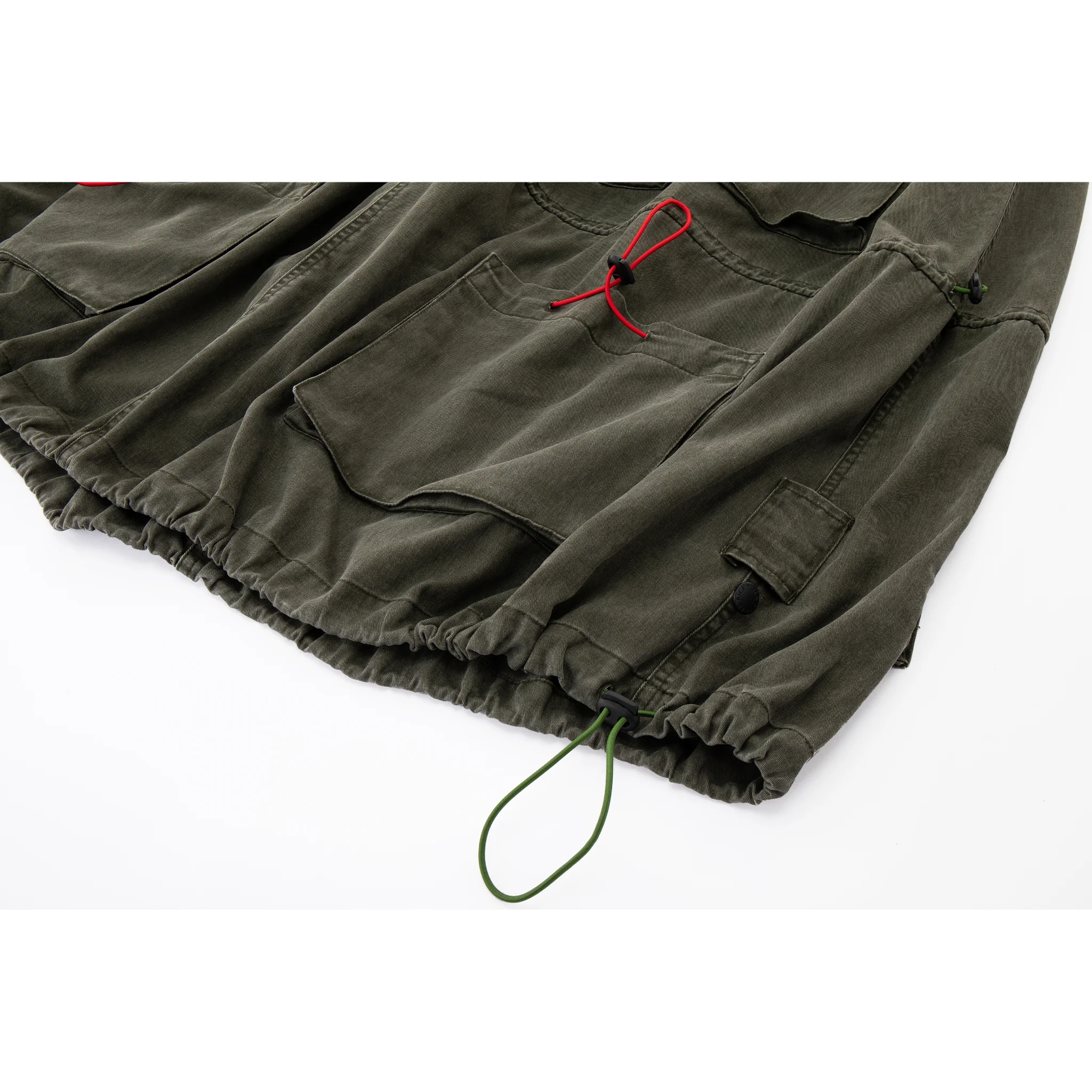 Color Pop Pull-Tie Cargo Skirt - Image 14