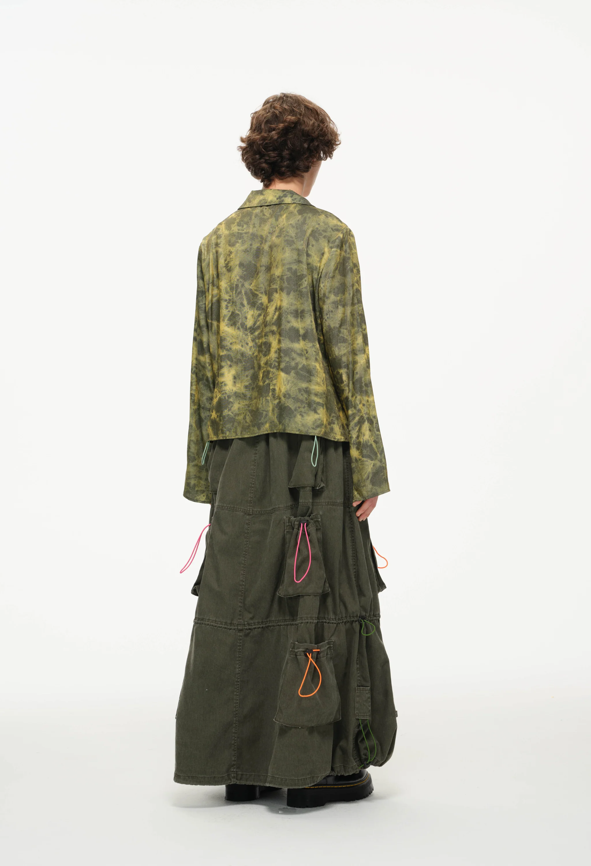Color Pop Pull-Tie Cargo Skirt - Image 17