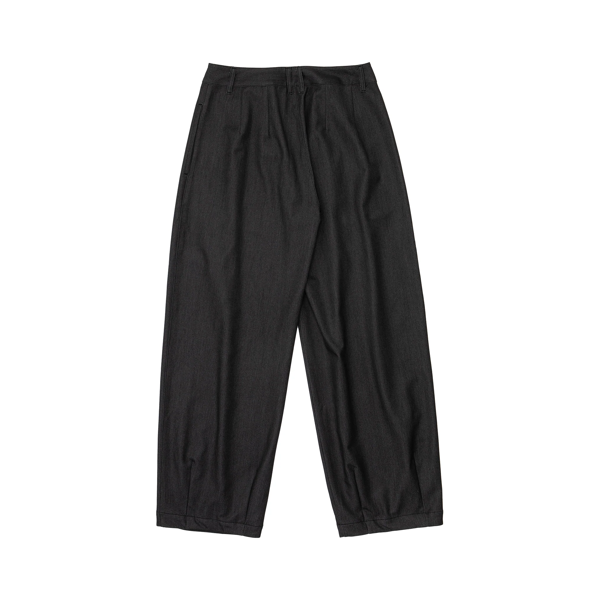 Contour Pleated Trousers – Sable Grey, Relaxed Fit - Image 11