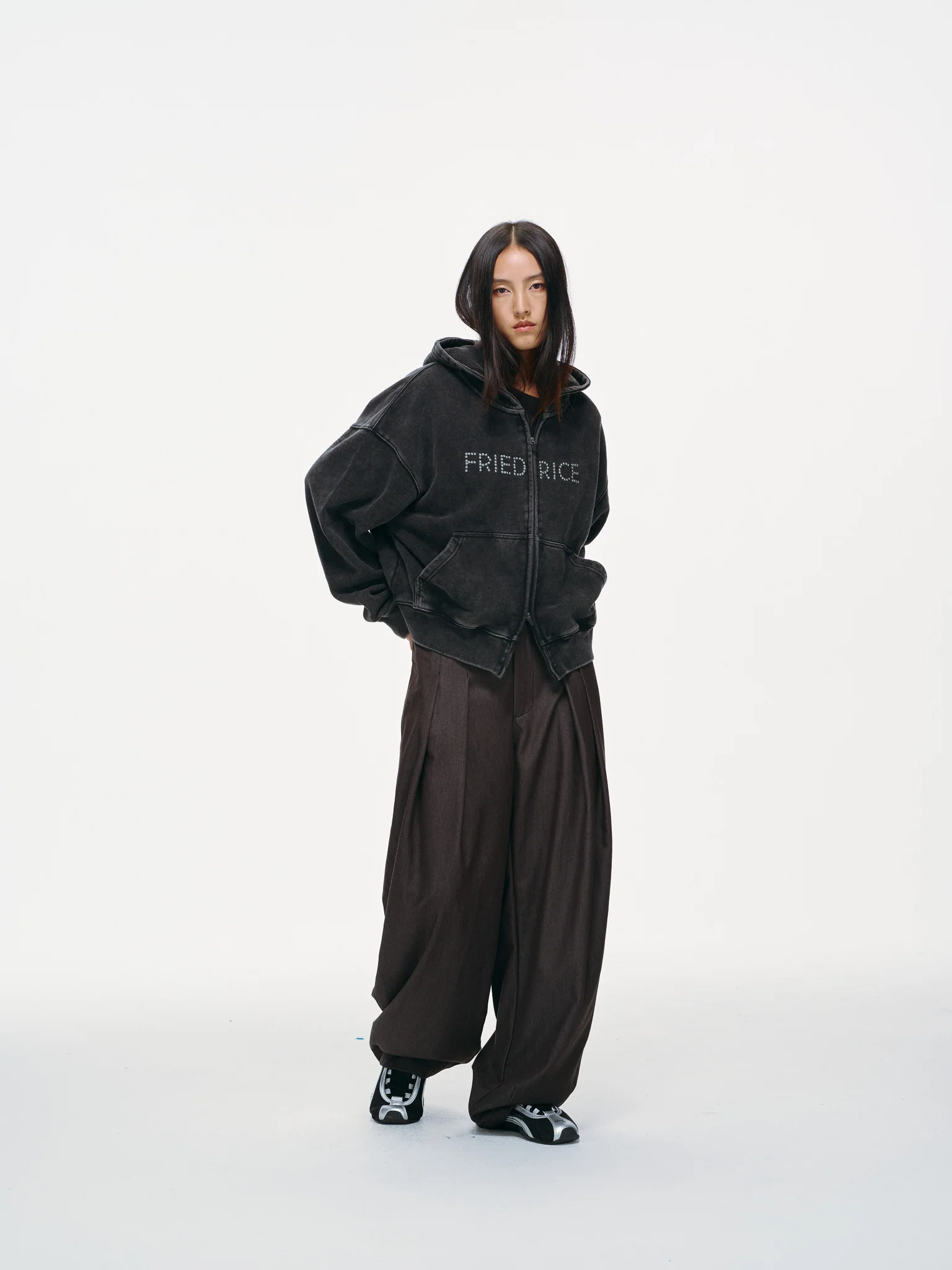Contour Pleated Trousers – Sable Grey, Relaxed Fit - Image 9