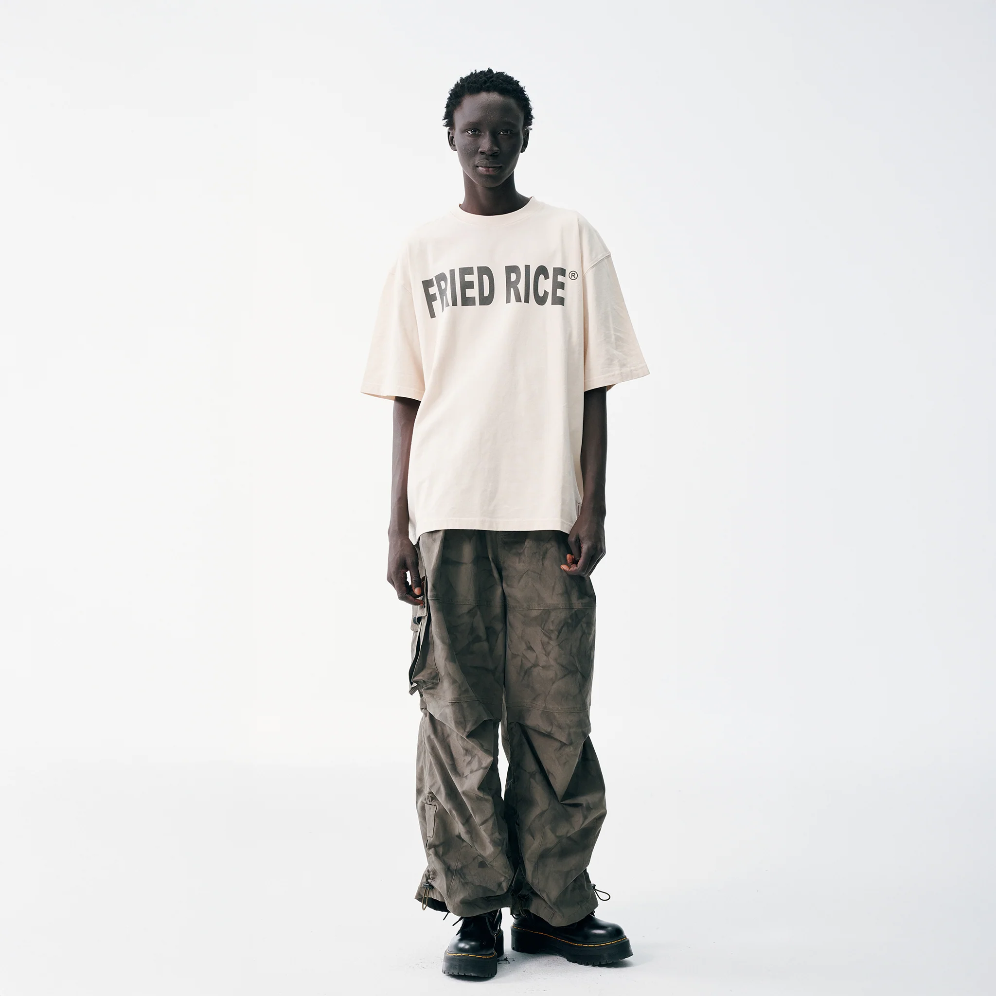 FRIED RICE AS FUCK Tee - Off White - Image 7