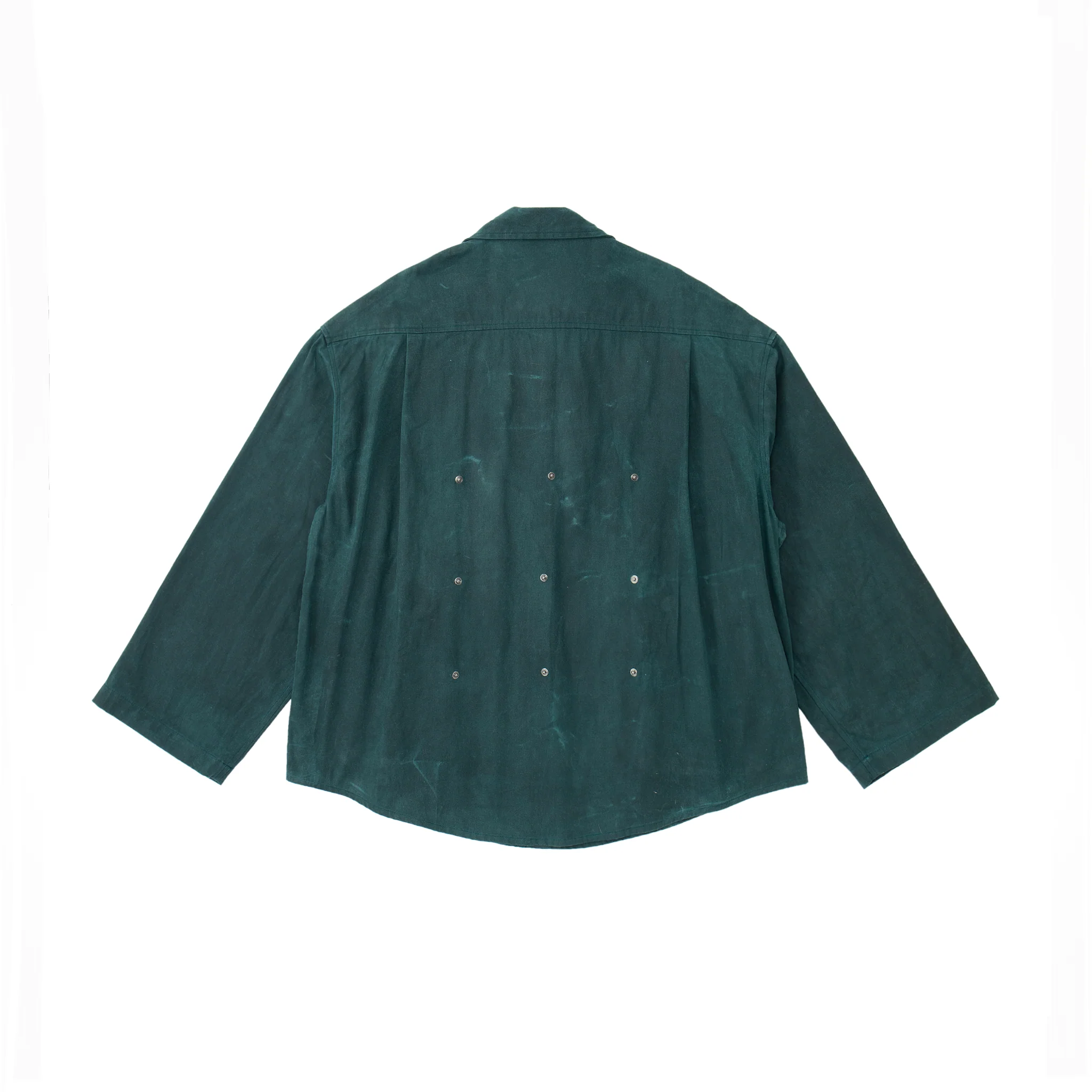 Crossbody Bag Overshirt - Jade Green, Light Wax - Image 22