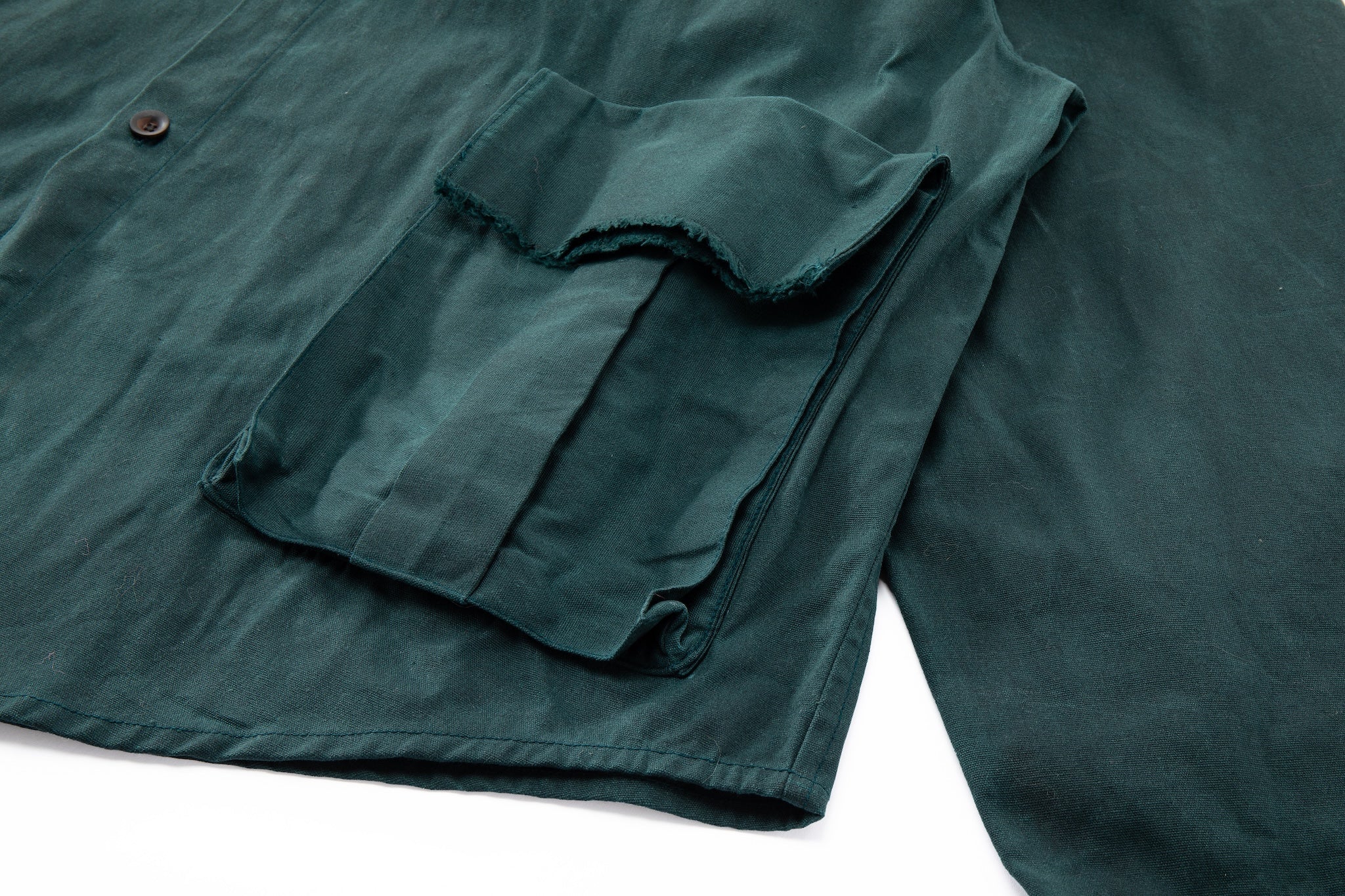 Crossbody Bag Overshirt - Jade Green, Light Wax - Image 27