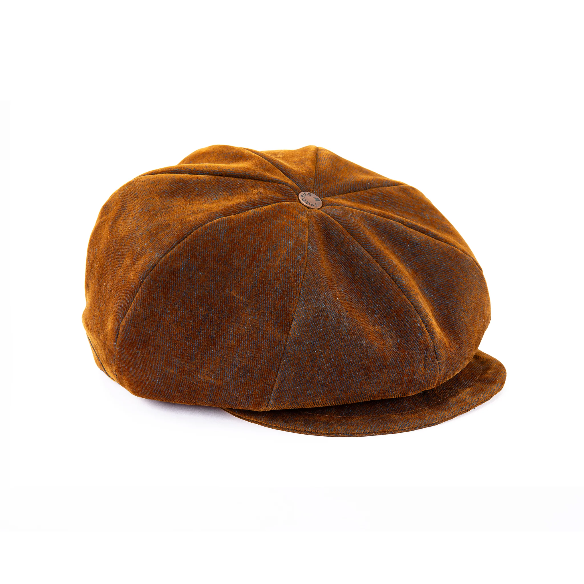 Denim Newsboy Cap - Rust Iridescent - Image 6