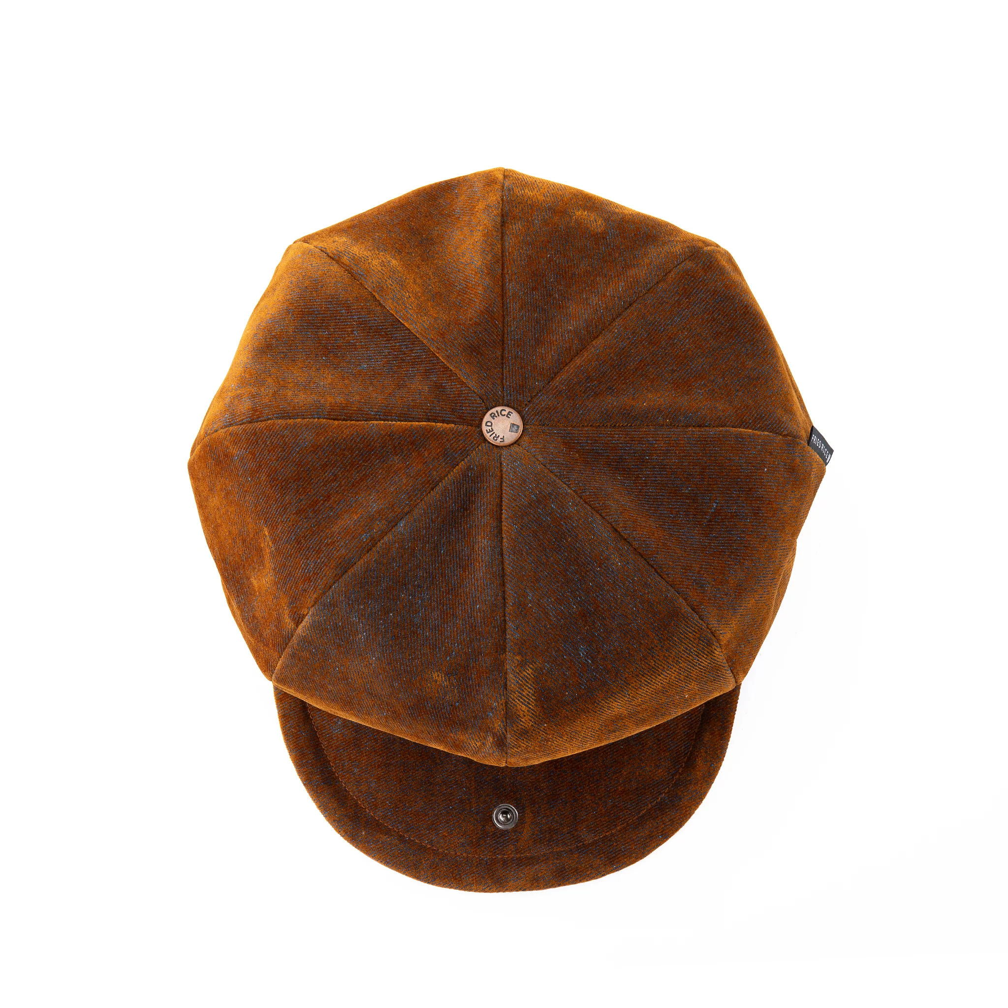 Denim Newsboy Cap - Rust Iridescent - Image 7