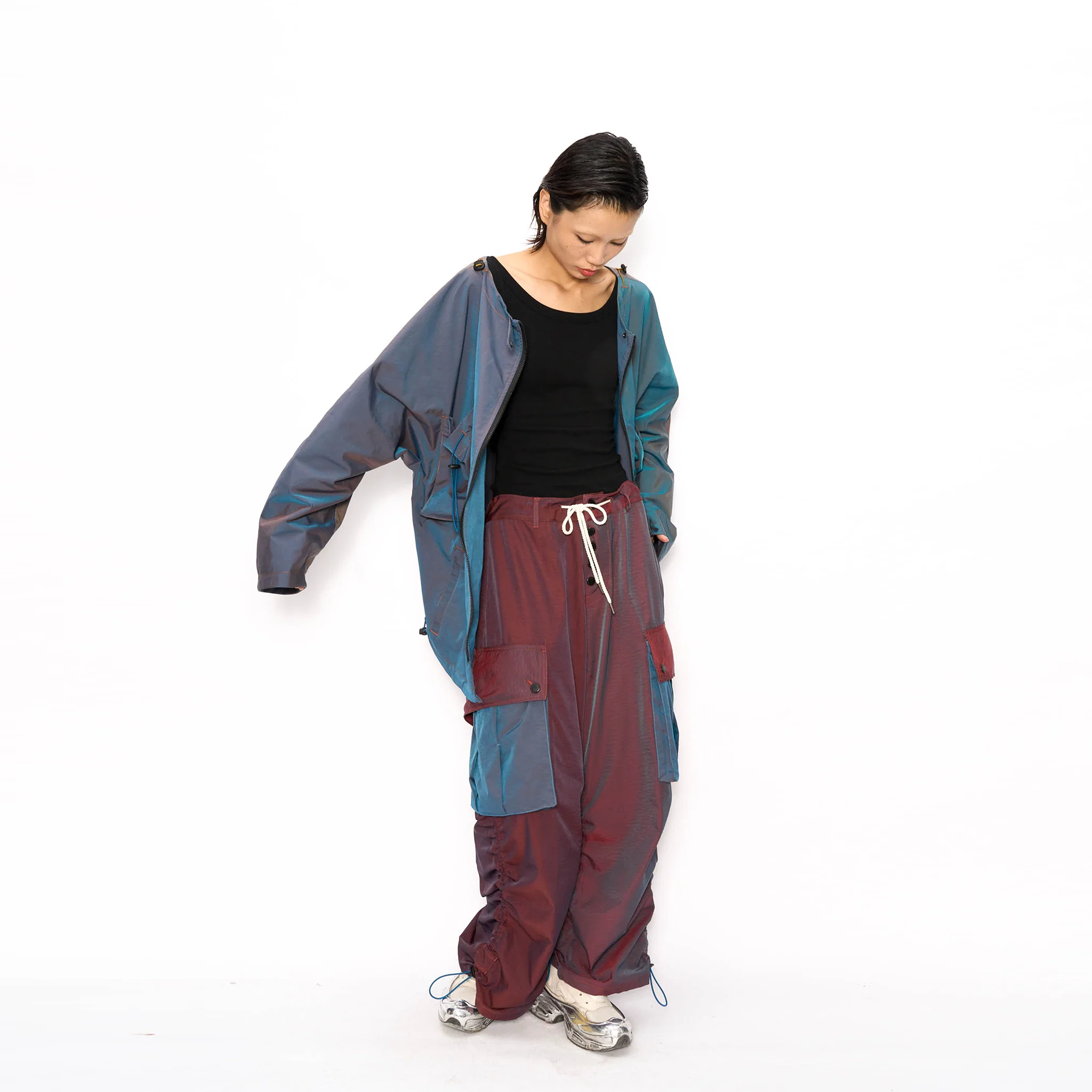 Iridescent Cargo Pants - Image 10