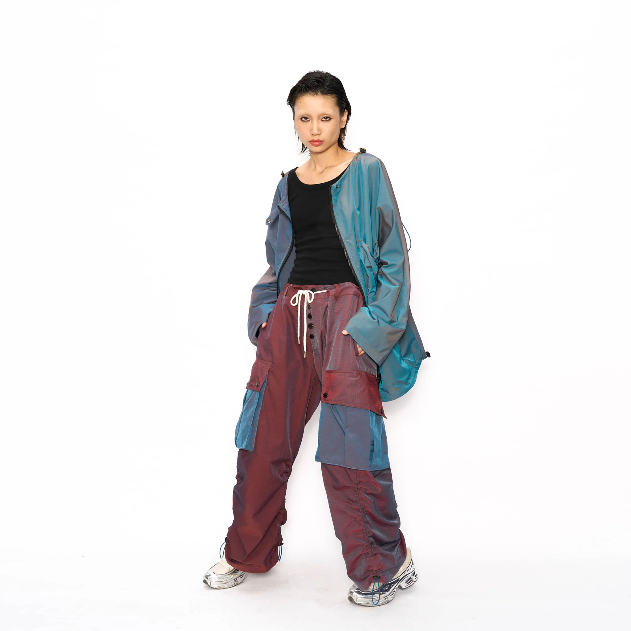 Iridescent Cargo Pants - Image 11