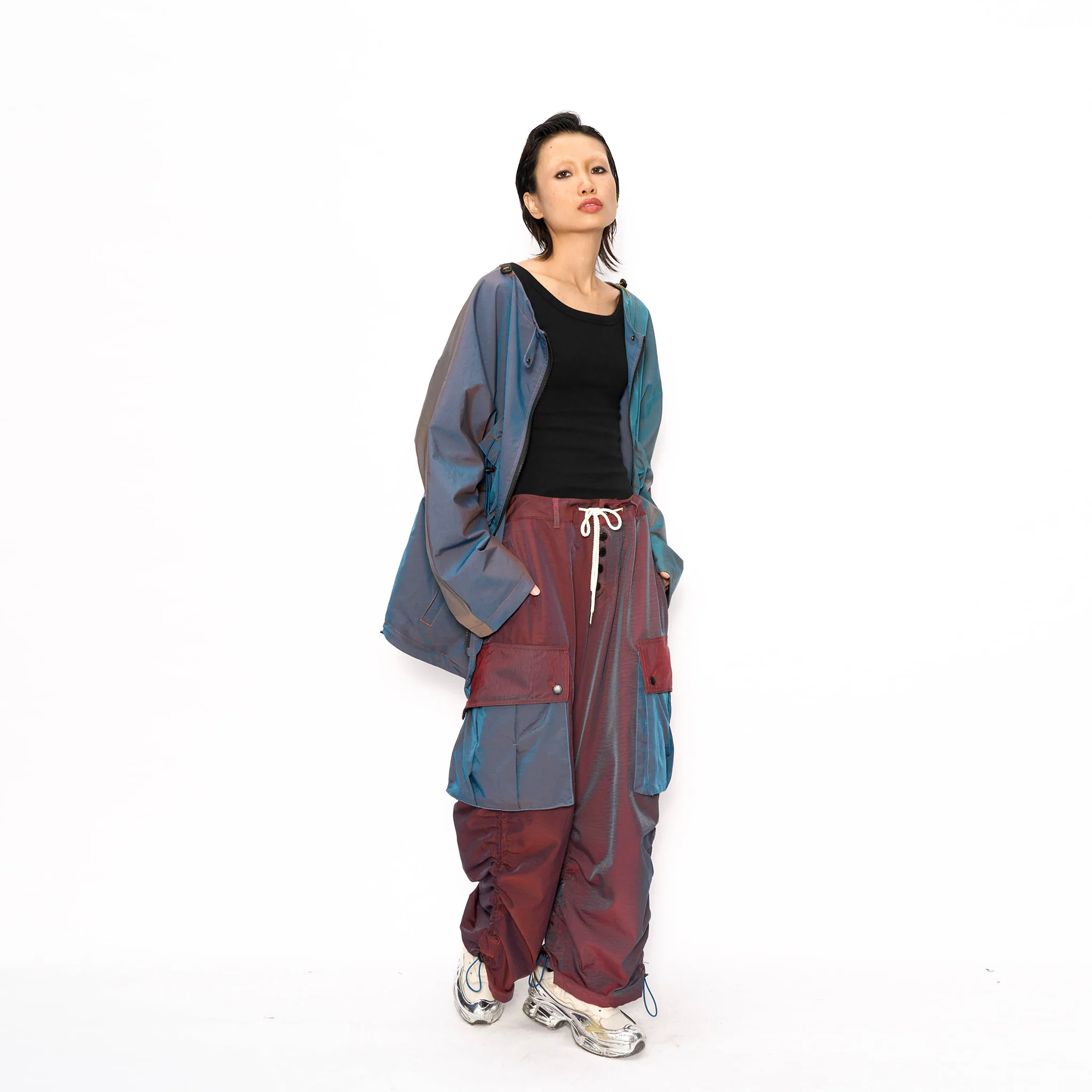 Iridescent Cargo Pants - Image 12