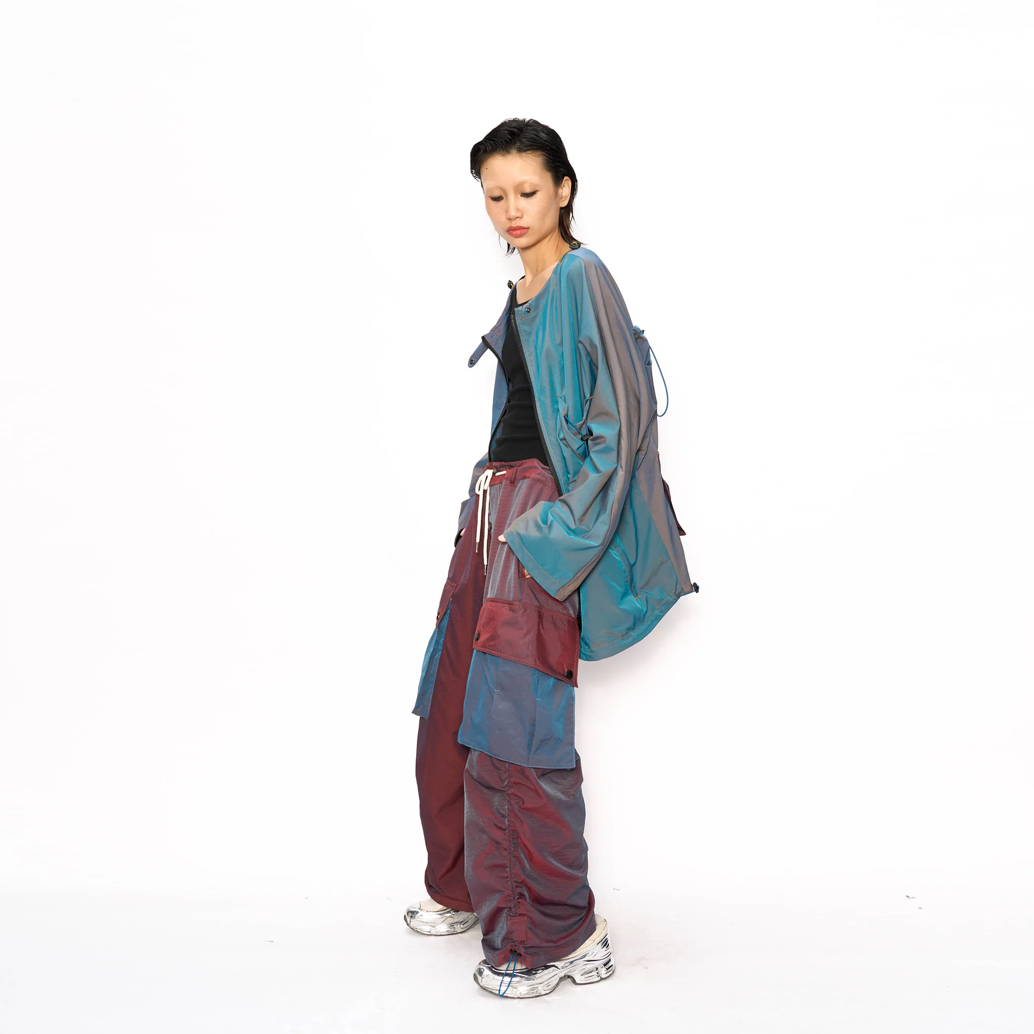 Iridescent Cargo Pants - Image 4