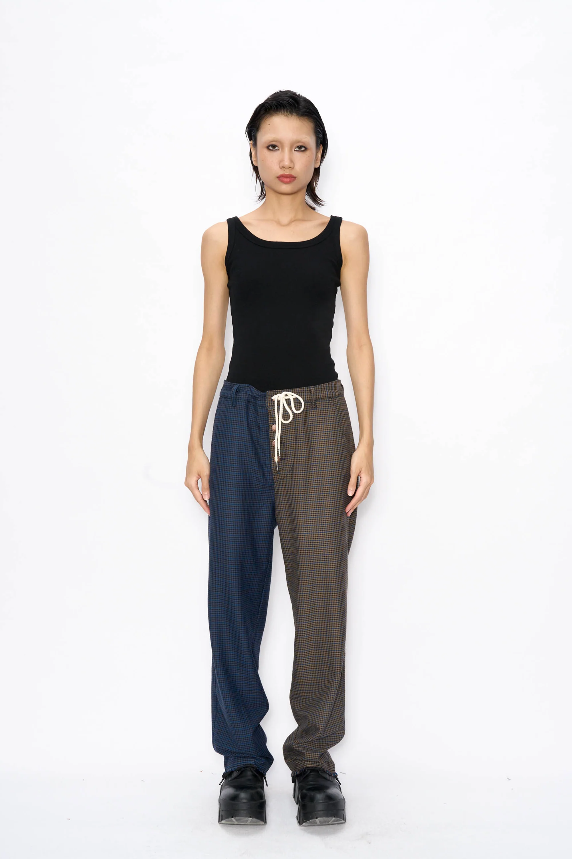 Two-Tone Pants Houndstooth Pant - Image 3