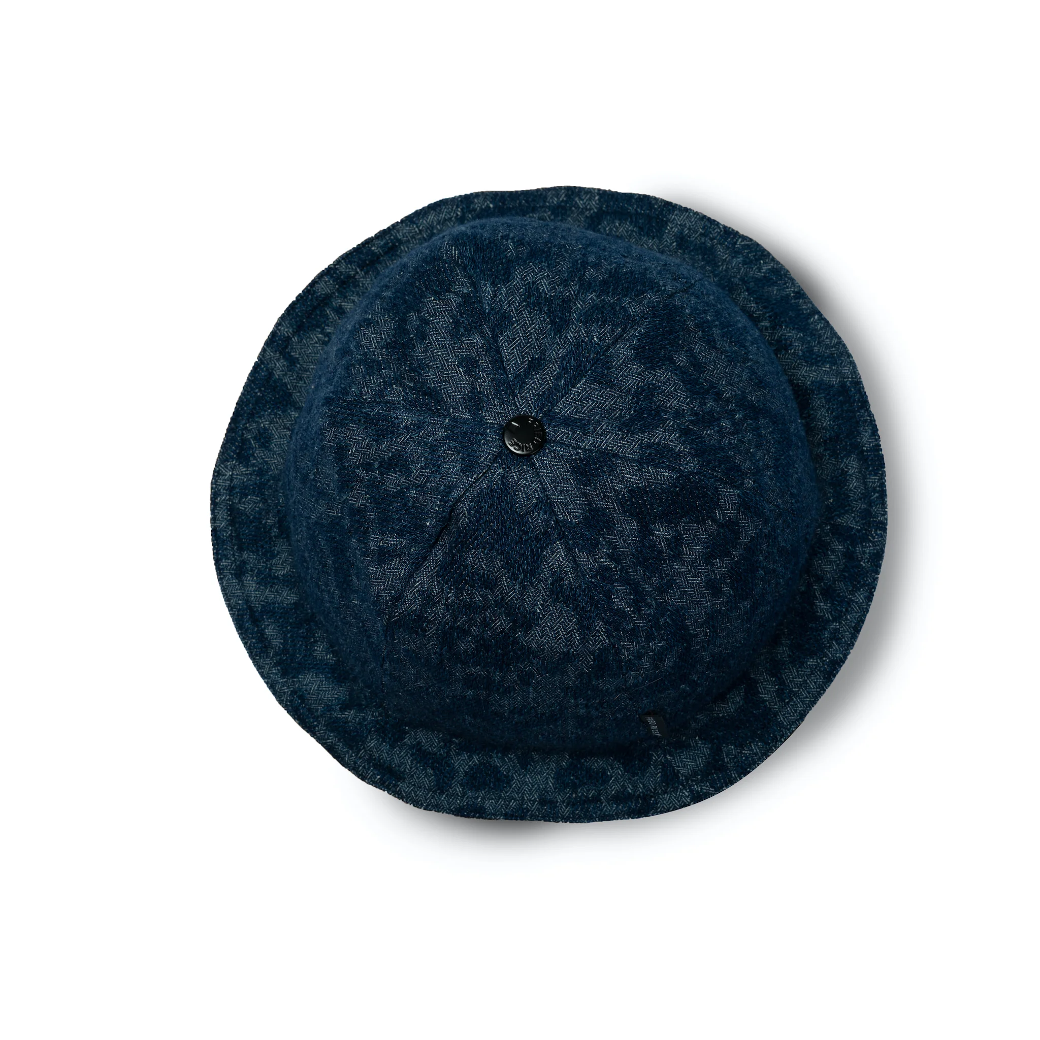 Reversible Lampshade Bucket Hat - Contrasting Denim - Image 4