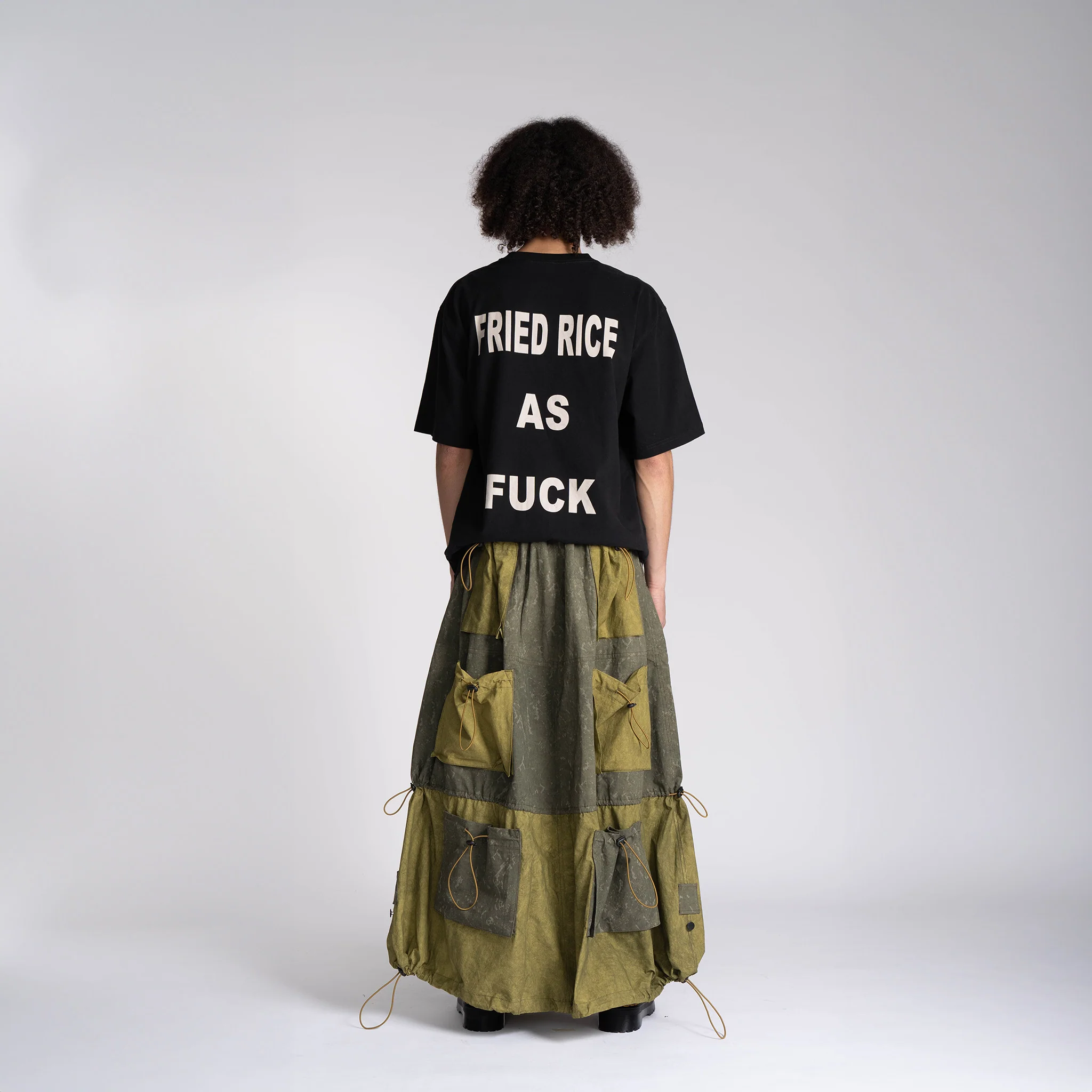 Marble Dyed Cargo Skirt - Image 11