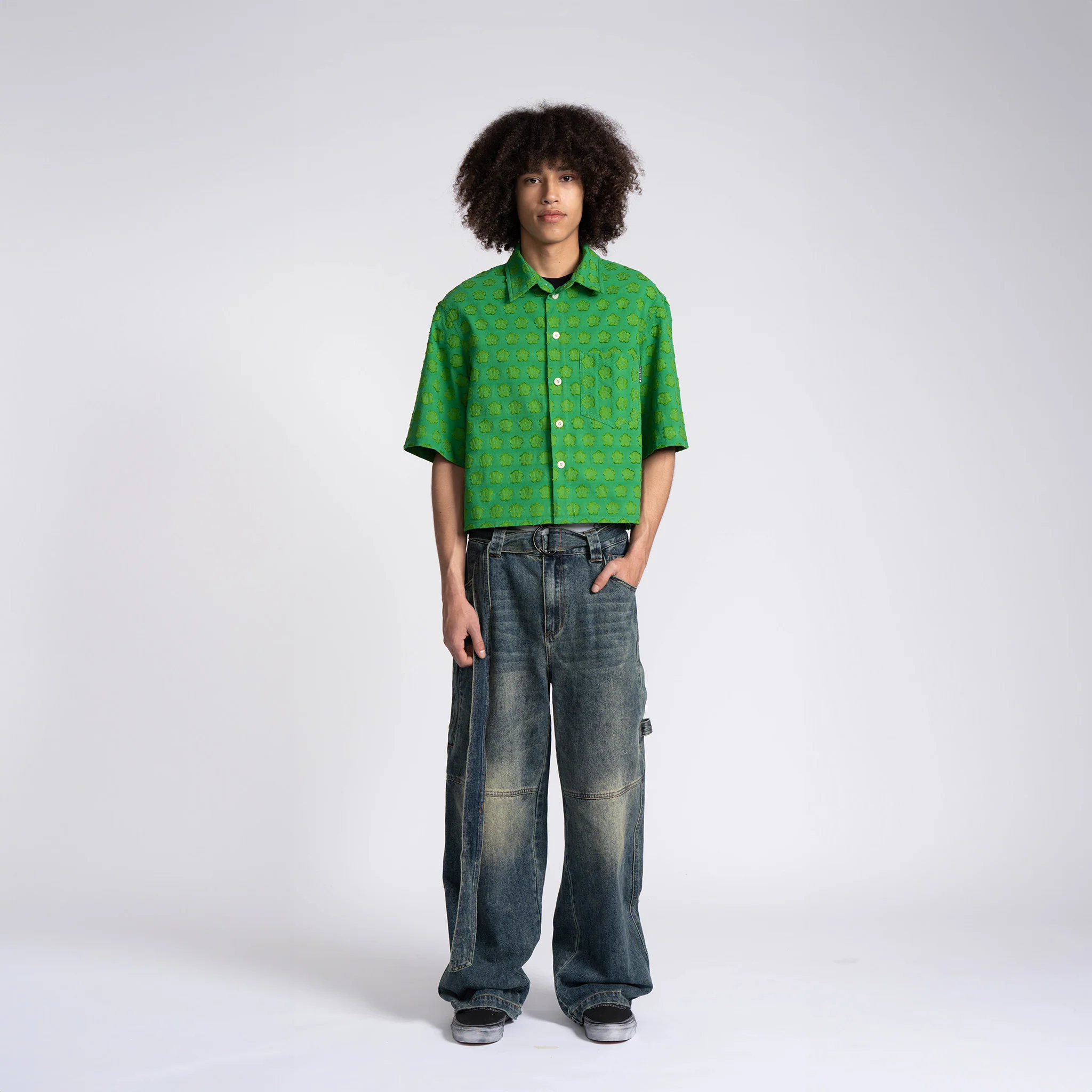 Lucky Cropped Button Up - Image 3