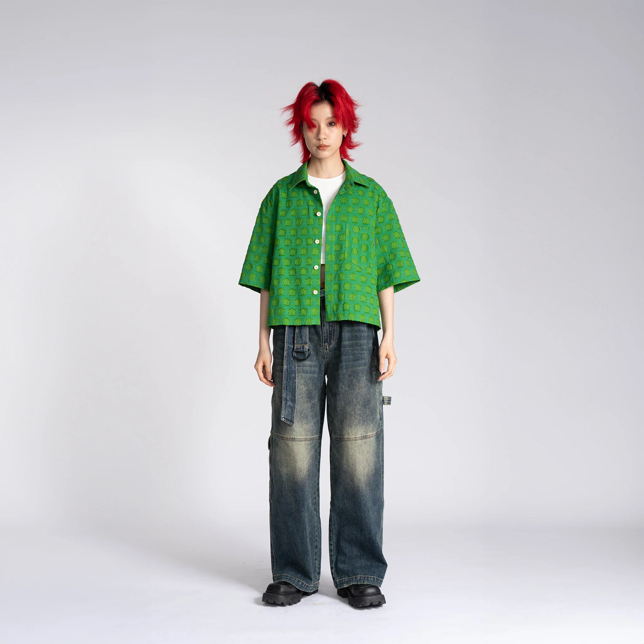 Lucky Cropped Button Up - Image 4