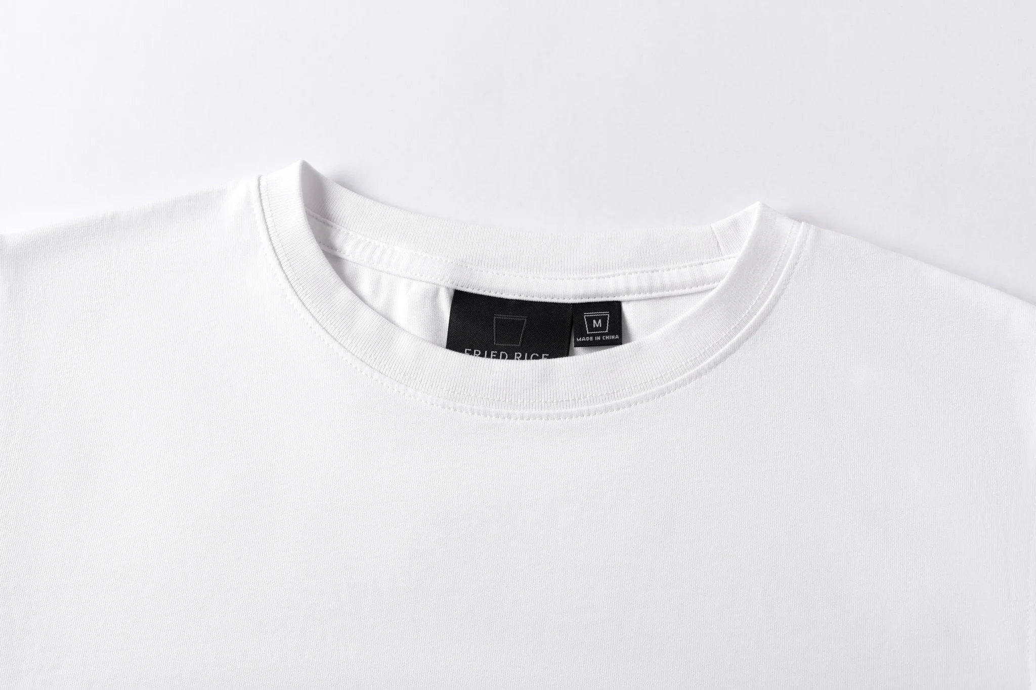 Embroidered Baby Tee - White - Image 5