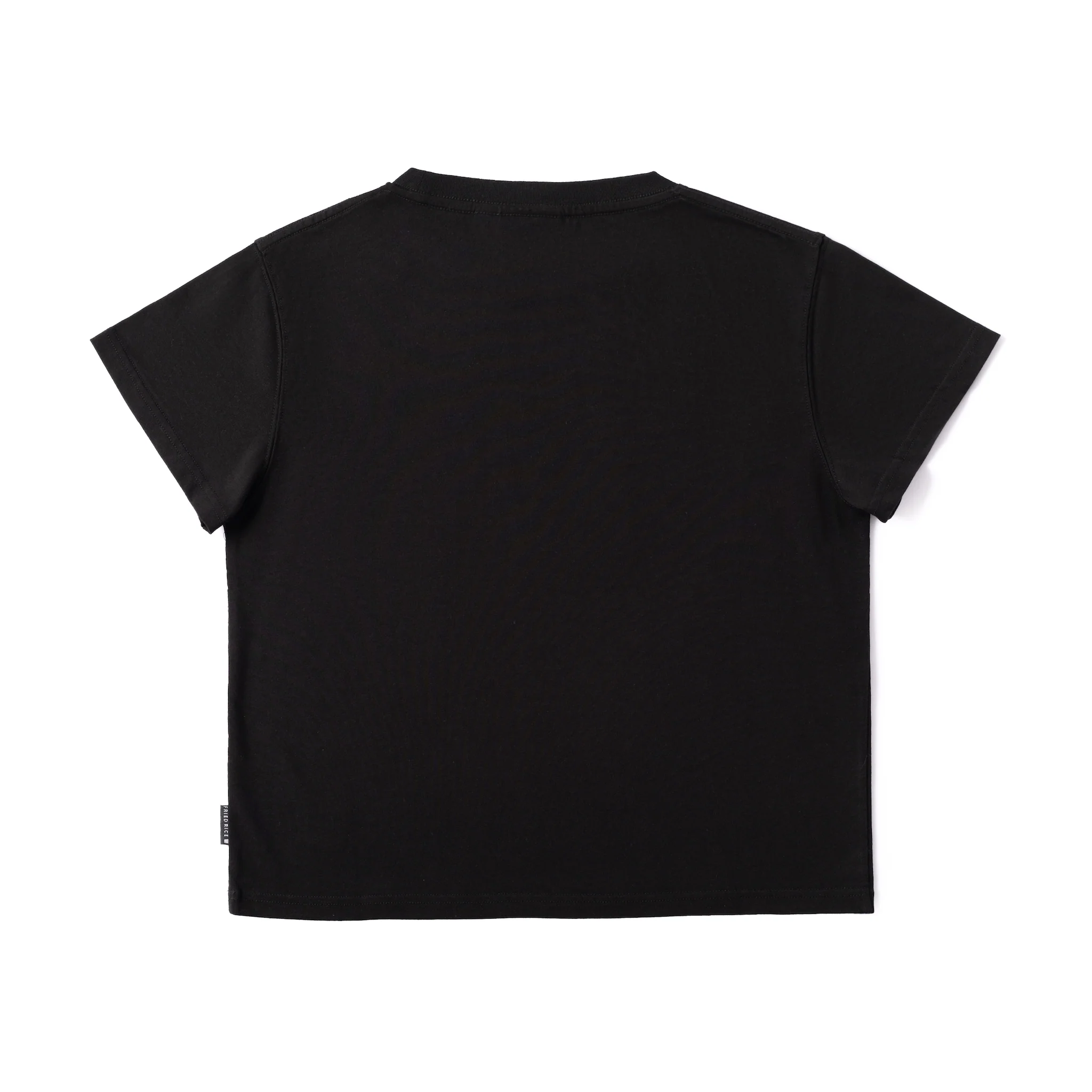 Embroidered Baby Tee - Black - Image 5